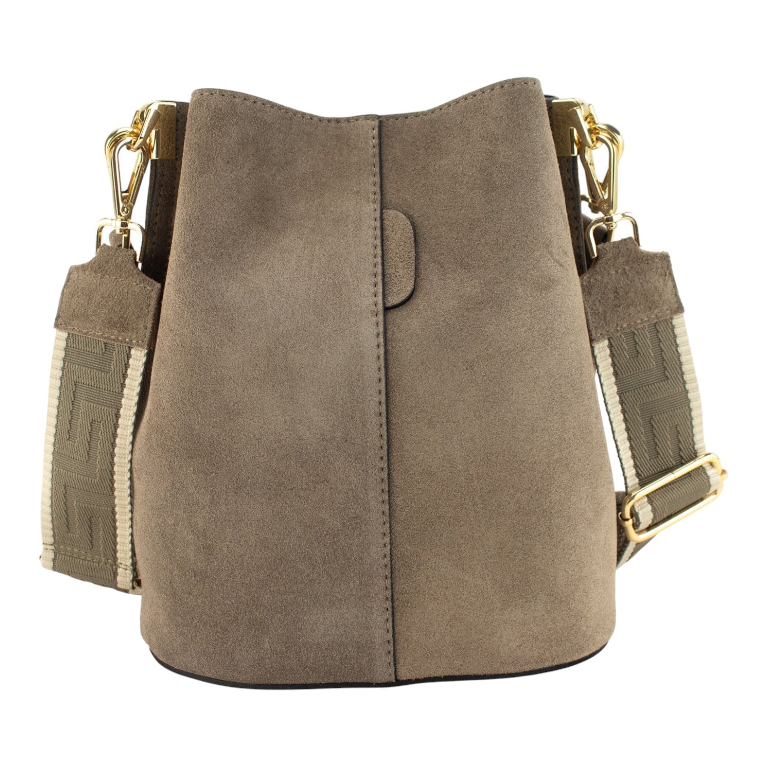 Bandolera Piel Pregato Secchio Peach Taupe - KimondoShop