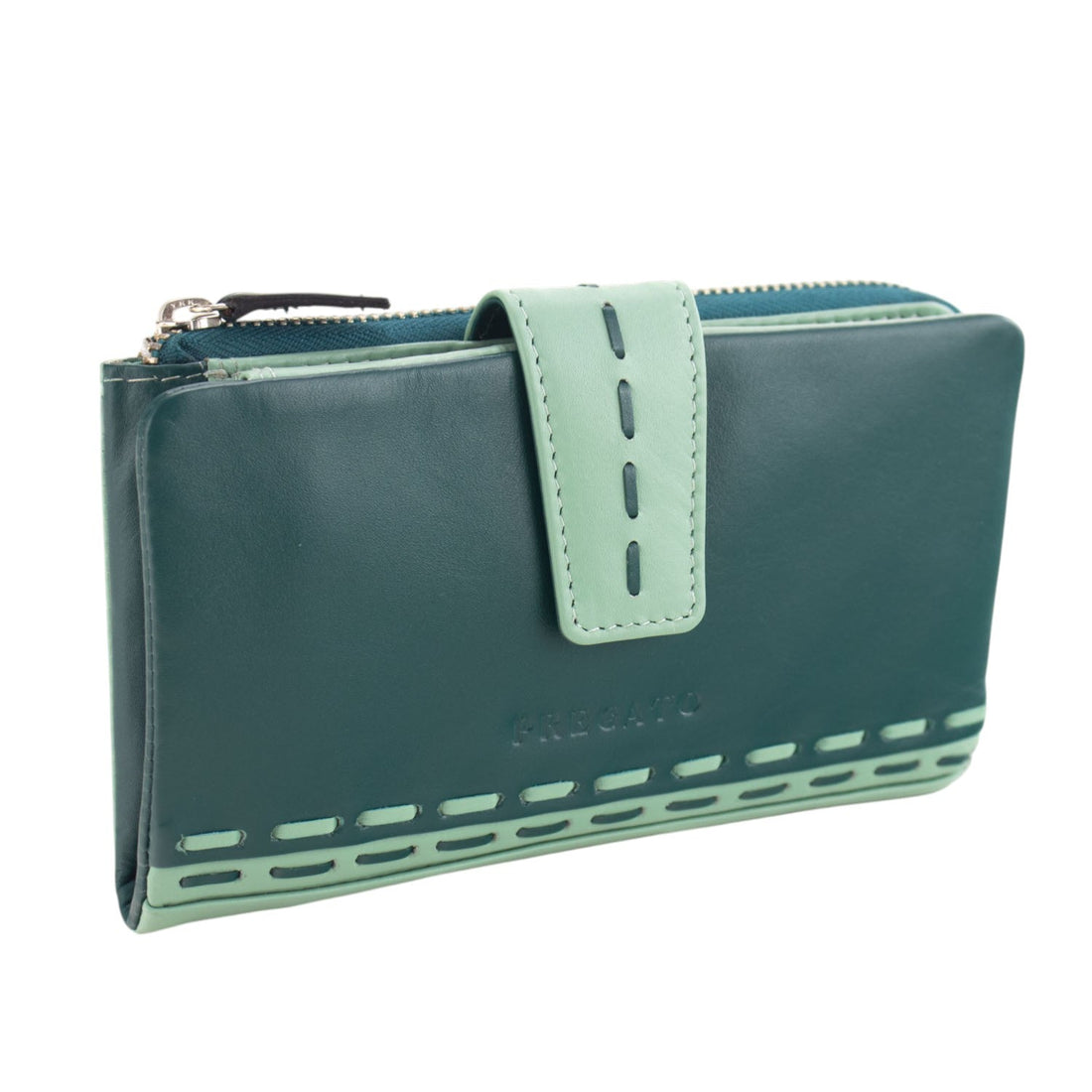 Billetero de piel Premium Pregato Intreccio Intenso - KimondoShop