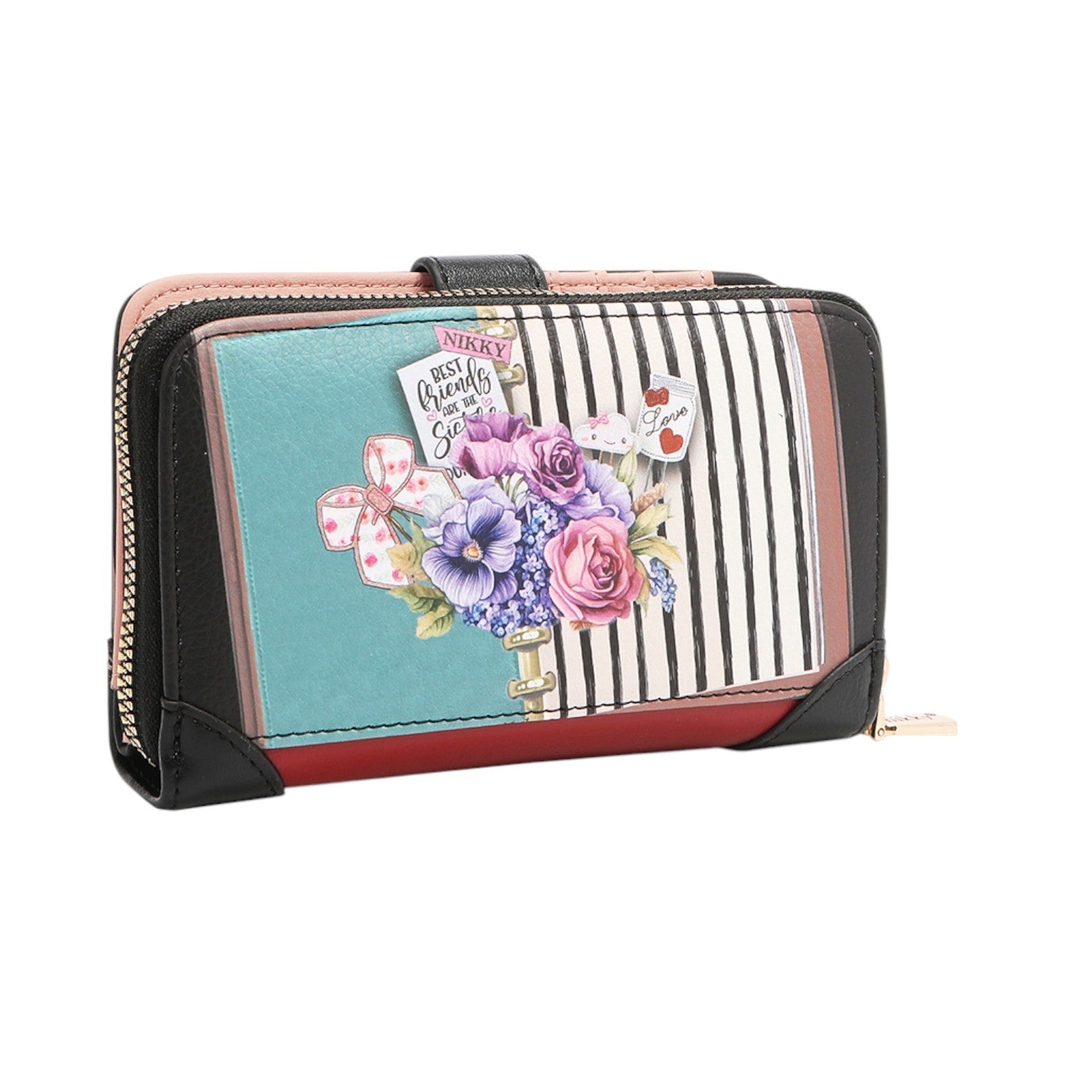 Billetero mediano broche Nikky Nostalgia - KimondoShop