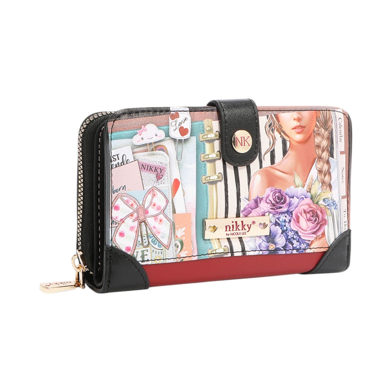 Billetero mediano broche Nikky Nostalgia - KimondoShop