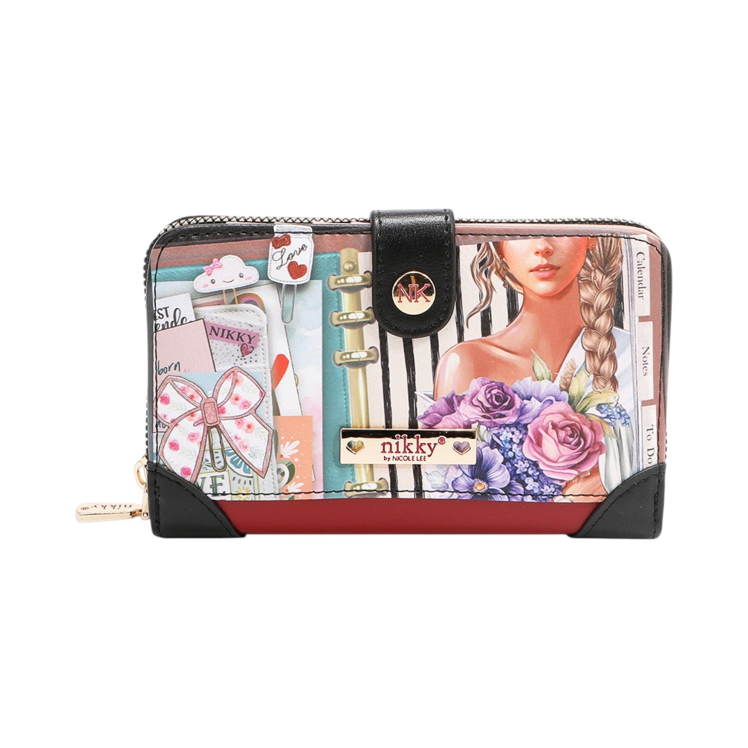 Billetero mediano broche Nikky Nostalgia - KimondoShop