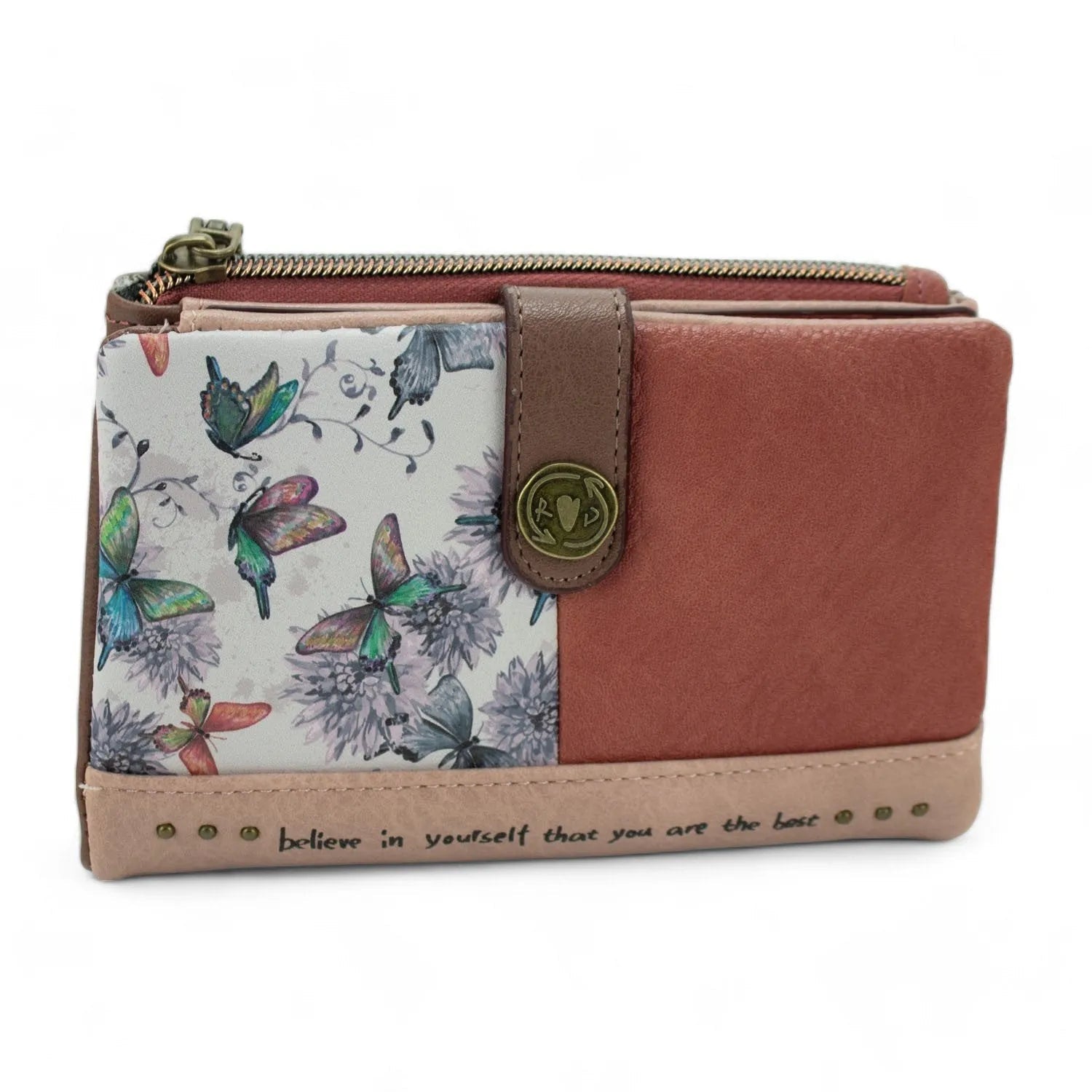 Billetero mediano Sweet Candy Rainbow Dream Beige - KimondoShop