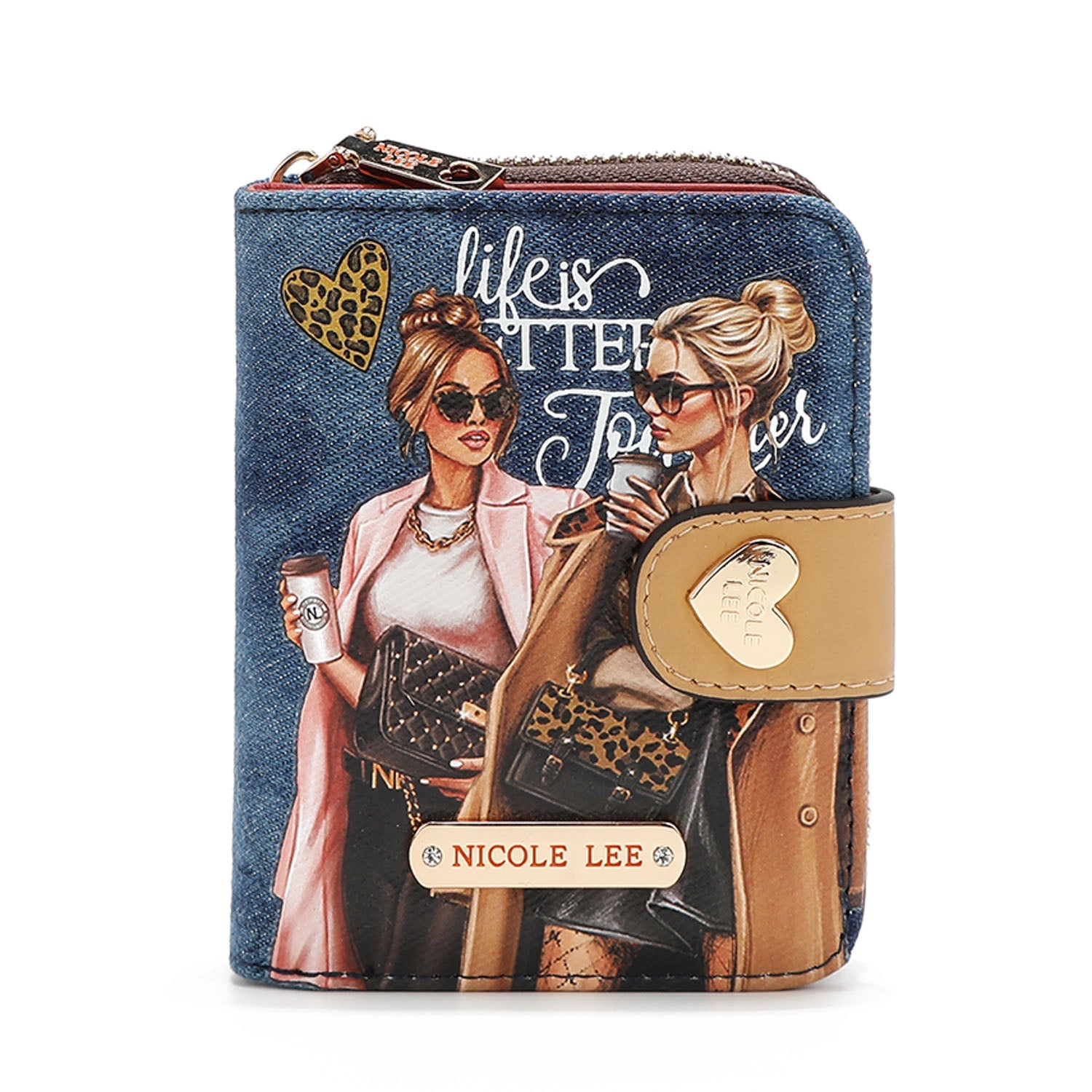 Billetero pequeño Nicole Lee Ladies Night Denim - KimondoShop