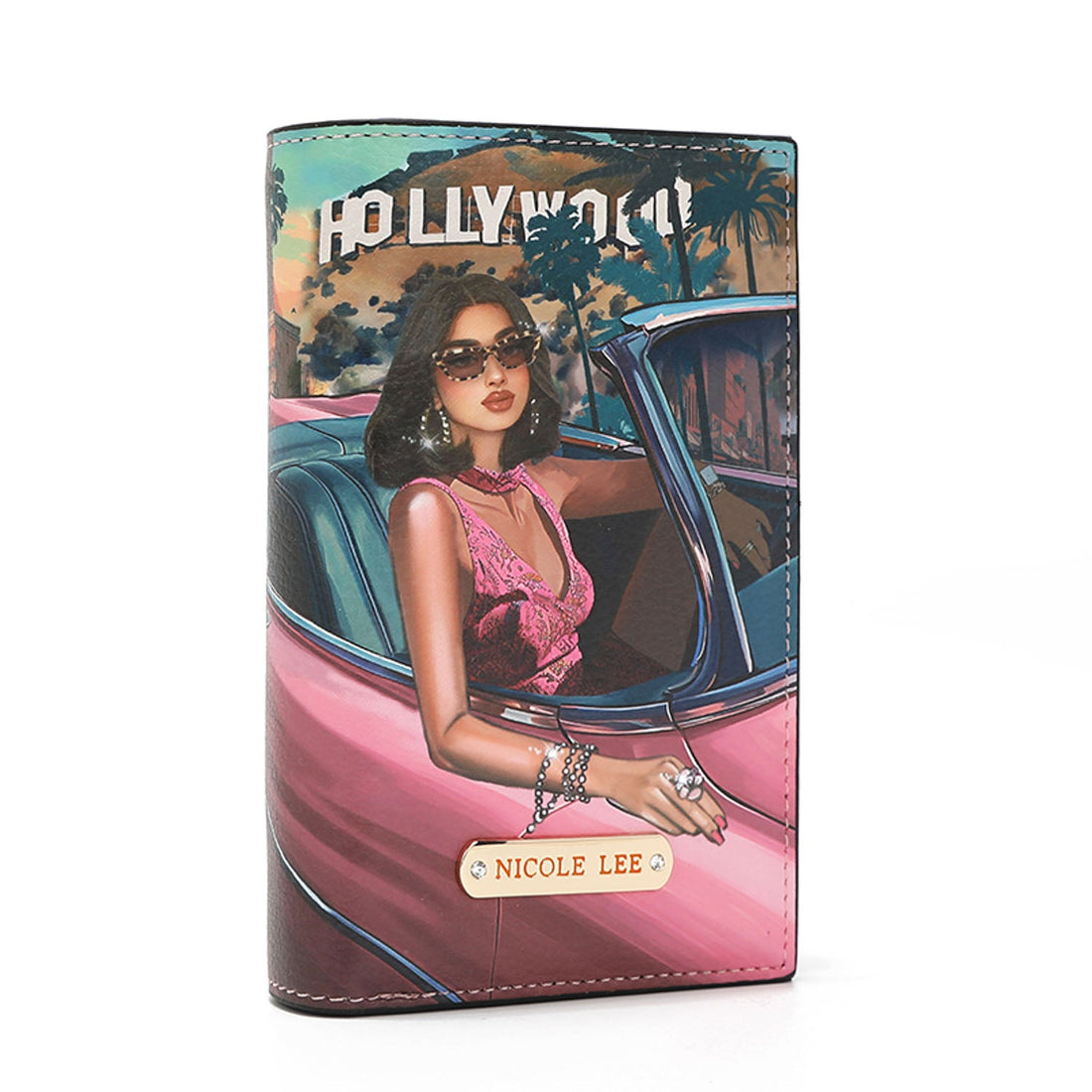 Billetero plegable con cremallera Nicole Lee Hollywood Drive - KimondoShop