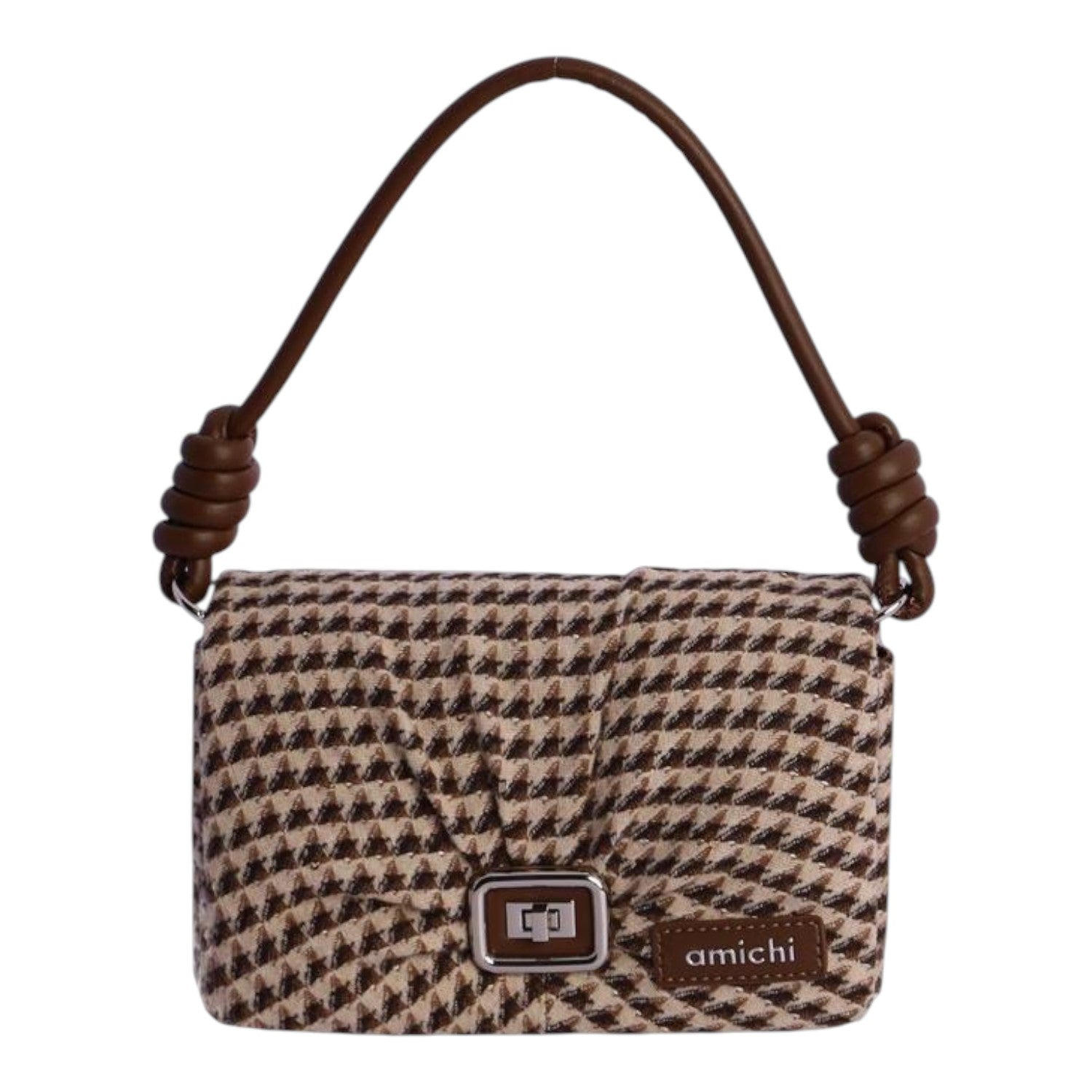 Bolso baguette Amichi Beat Marrón - KimondoShop