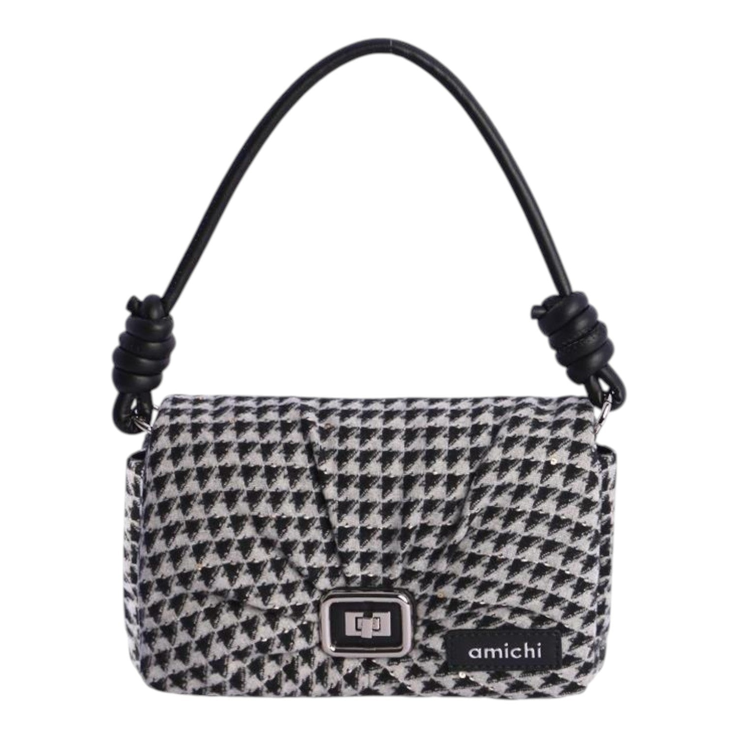 Bolso baguette Amichi Beat Negro - KimondoShop