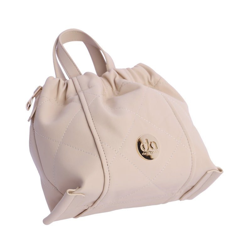 Bolso bombonera Don Algodon Corina blanco roto - KimondoShop