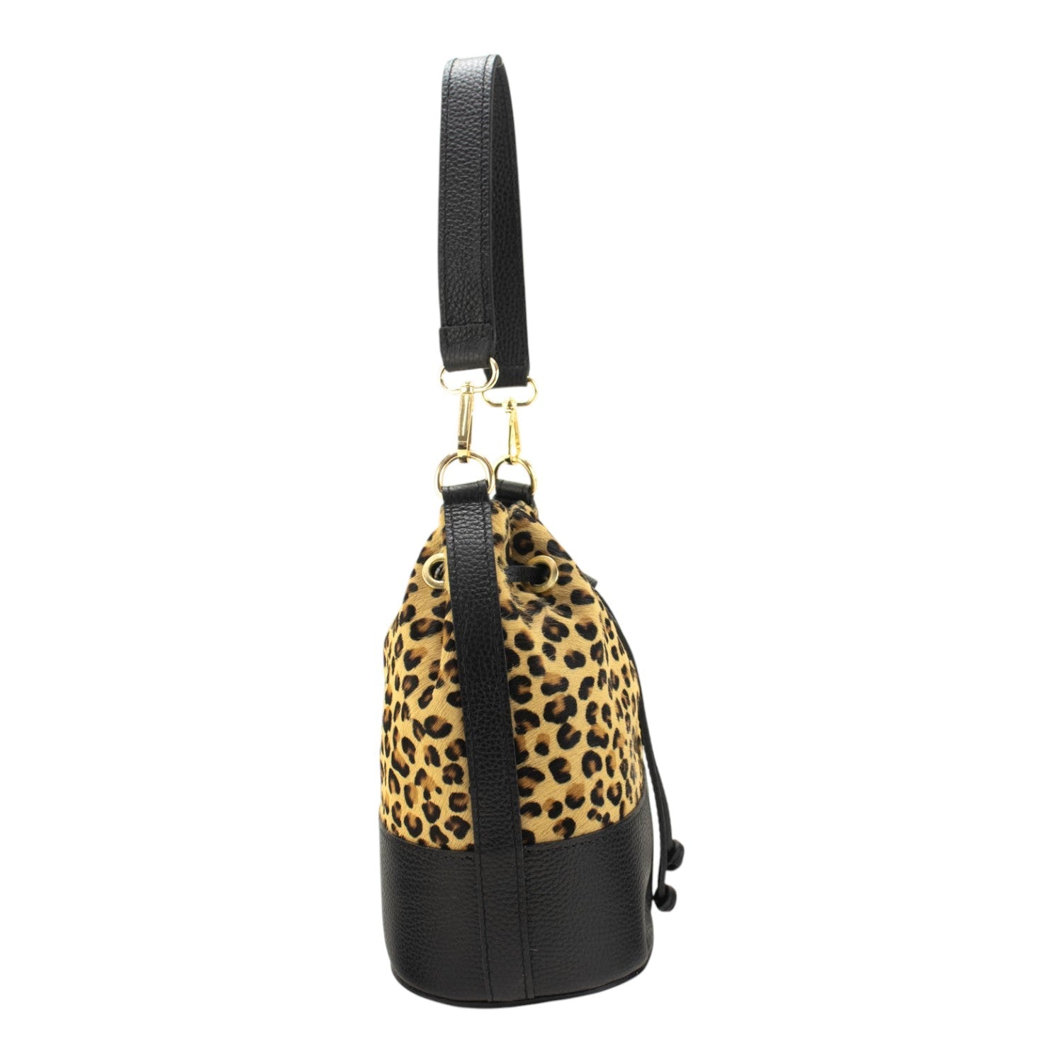 Bolso bombonera en Piel Pregato Ayra Guepardo - KimondoShop