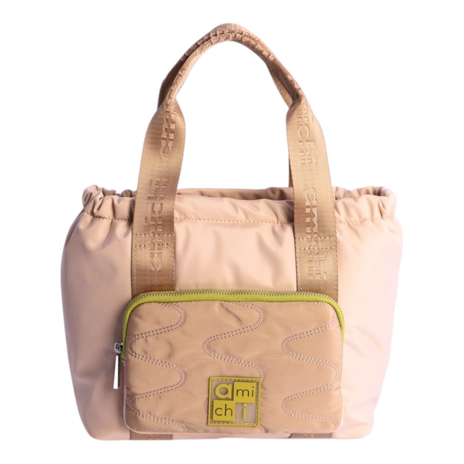 Bolso bowling Amichi Ripple Beige - KimondoShop