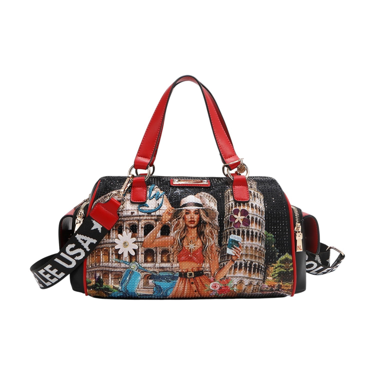 Bolso bowling Nicole Lee Martha Travels Italy - KimondoShop