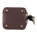Bolso bucket en Piel Pregato Alessia Ante Granate - KimondoShop