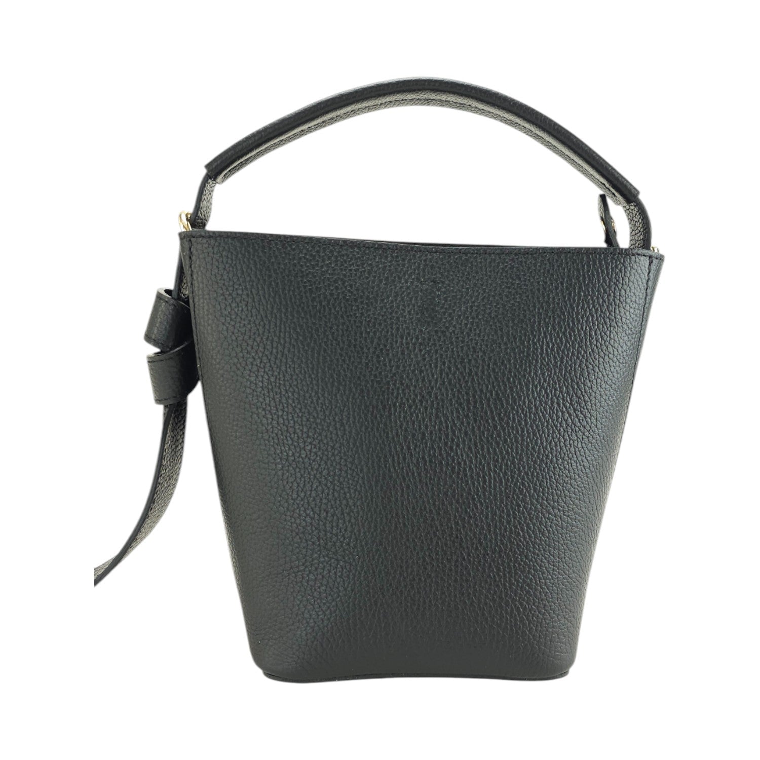 Bolso bucket en Piel Pregato Alessia Premium Pata de Gallo - KimondoShop