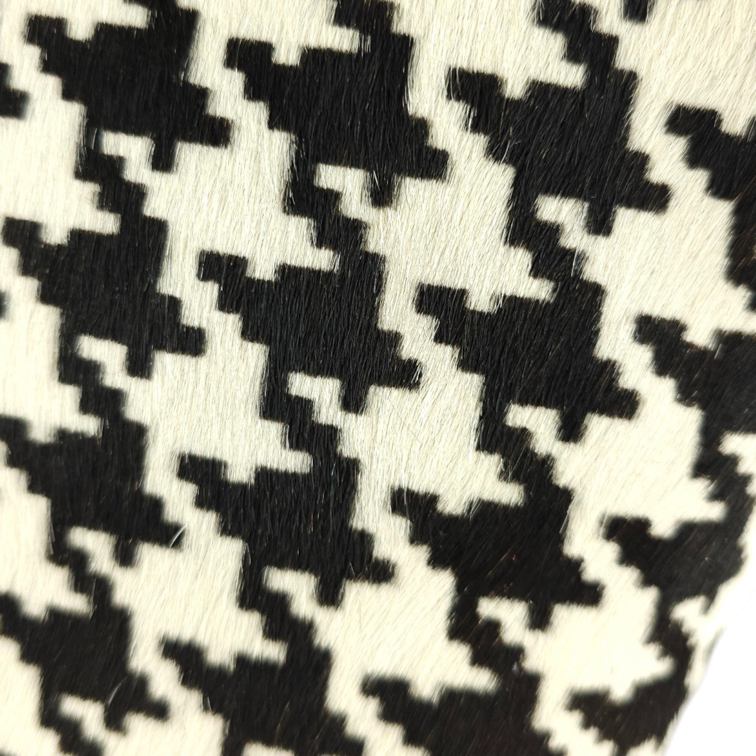 Bolso bucket en Piel Pregato Alessia Premium Pata de Gallo - KimondoShop