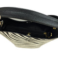 Bolso bucket en Piel Pregato Alessia Premium Zebra - KimondoShop