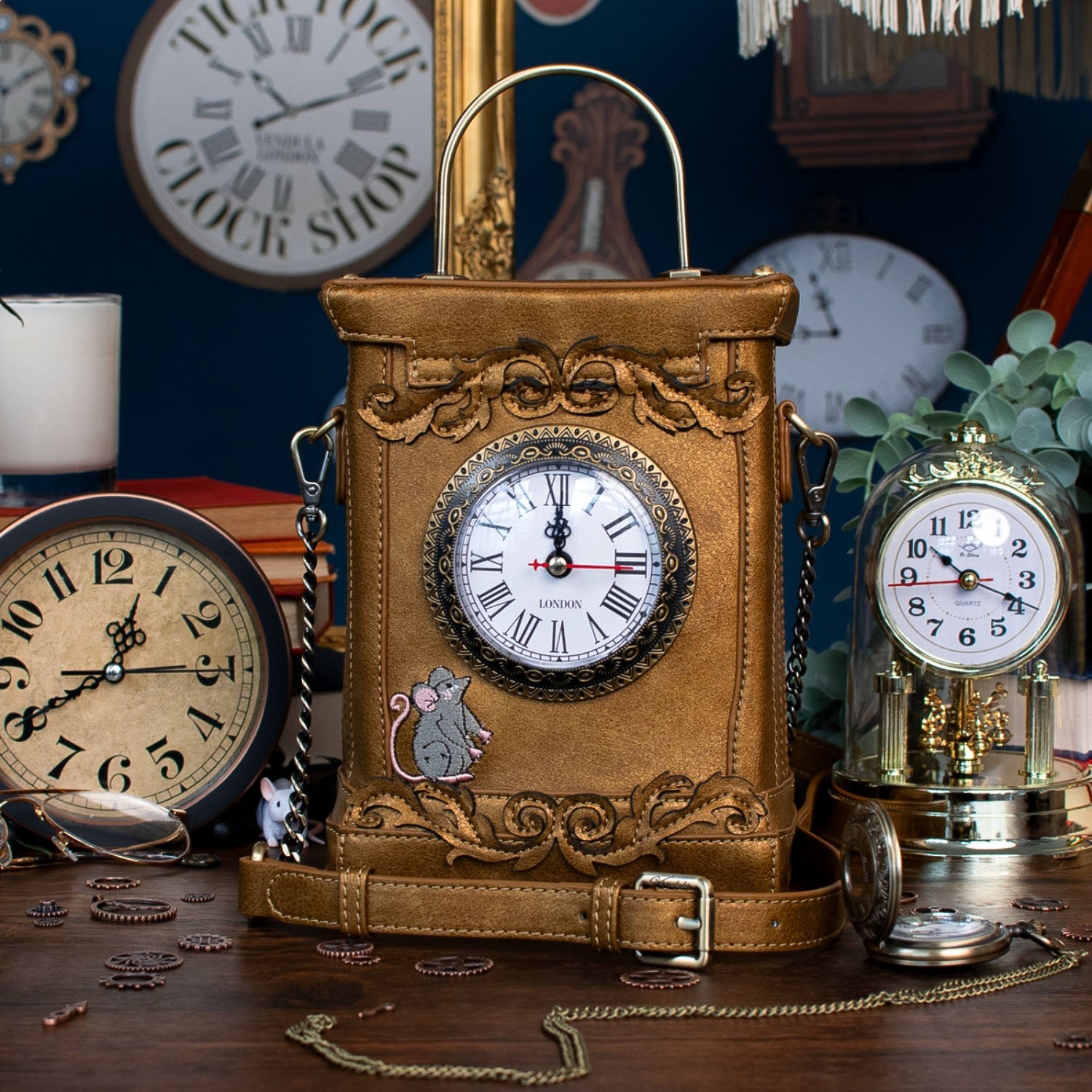 Bolso Carriage Clock Vendula Tick Tock Clock Shop - KimondoShop