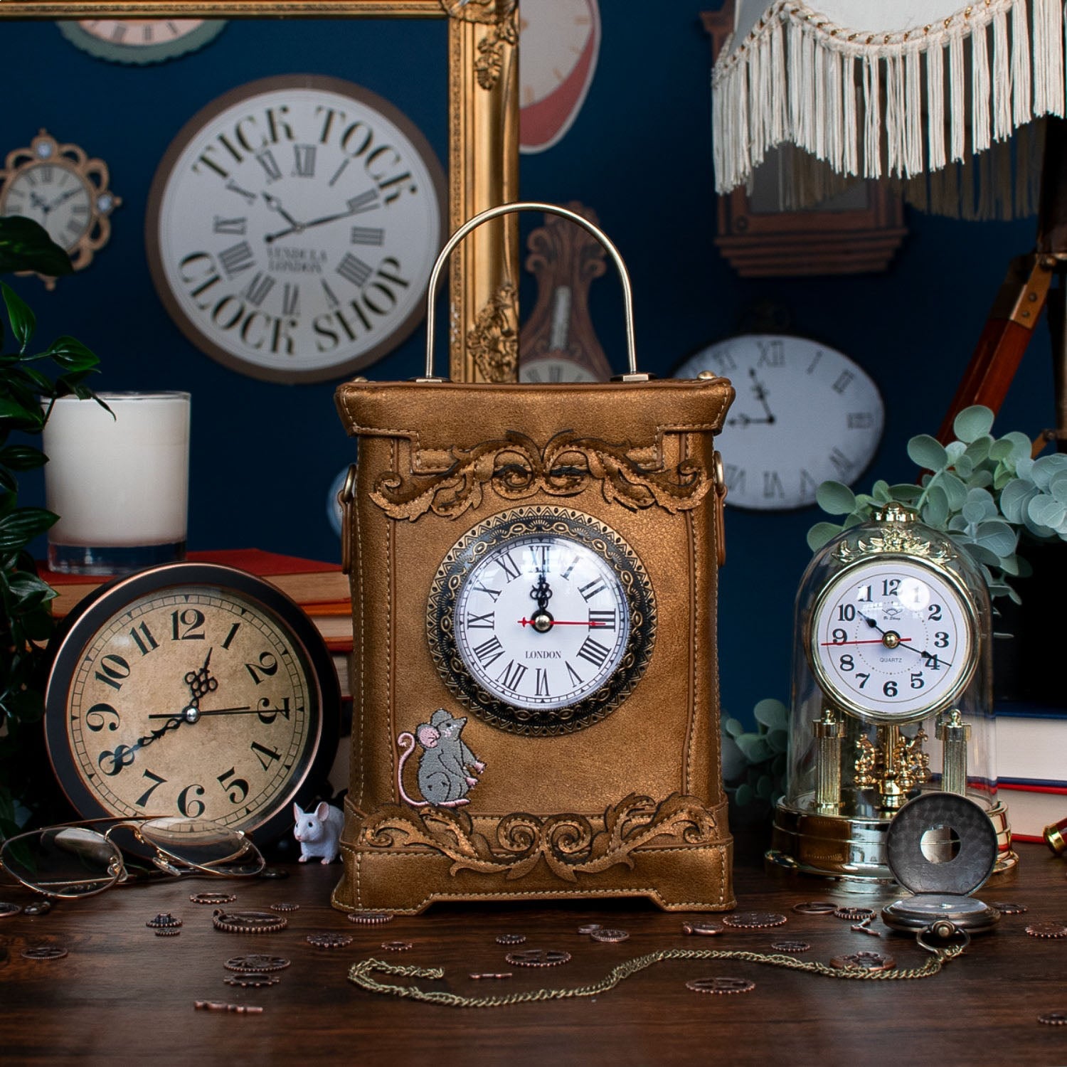 Bolso Carriage Clock Vendula Tick Tock Clock Shop - KimondoShop