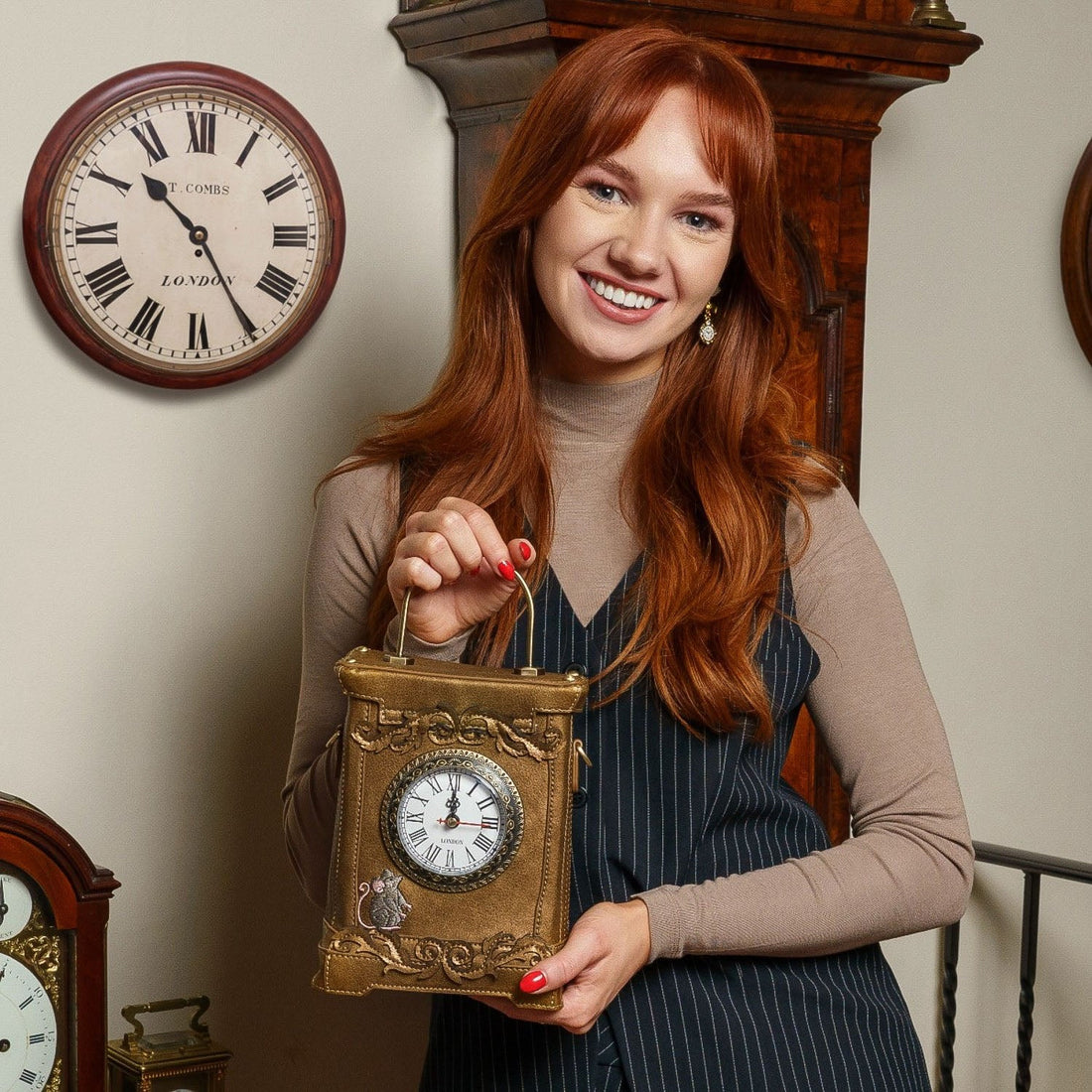 Bolso Carriage Clock Vendula Tick Tock Clock Shop - KimondoShop