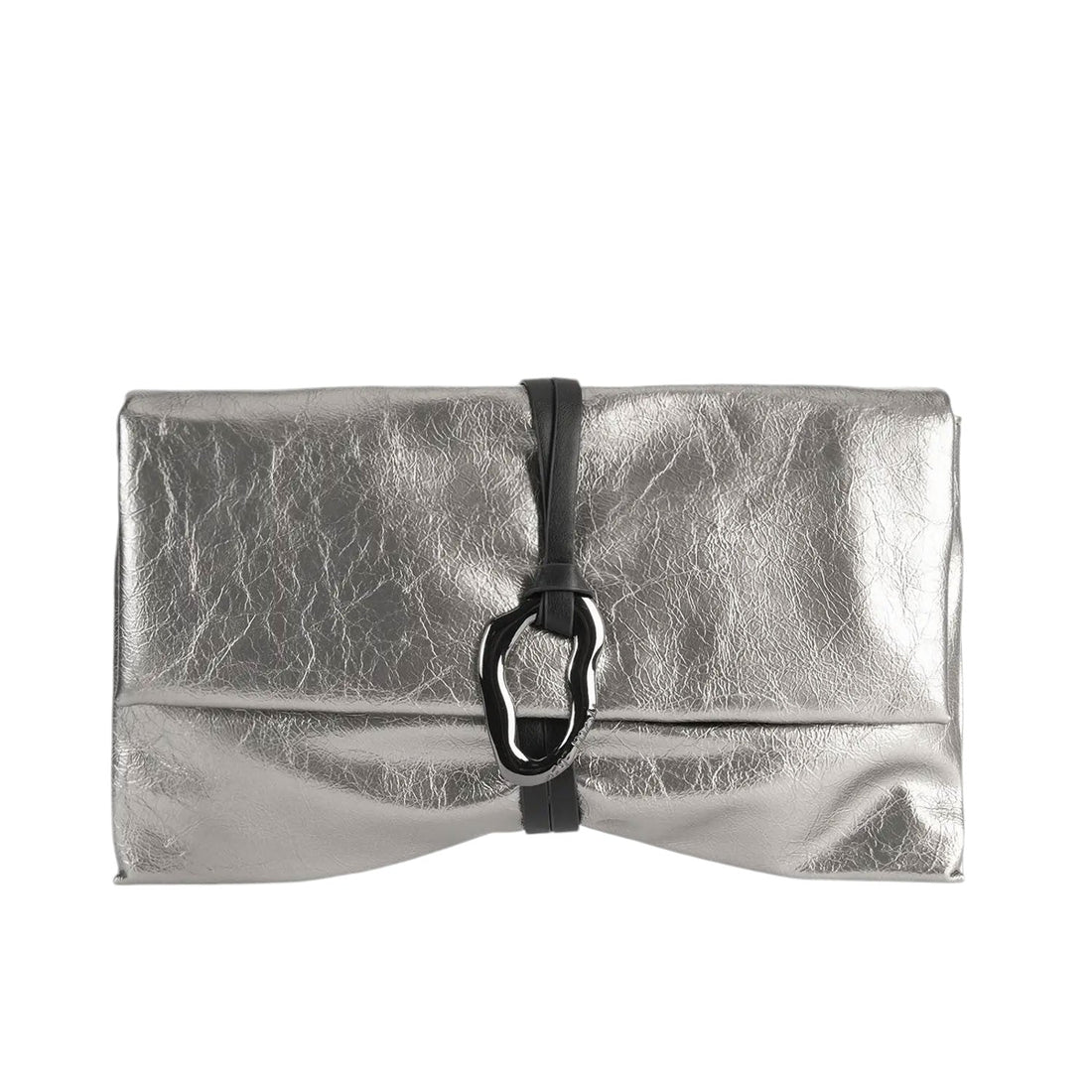 Bolso clutch para eventos Pepe Moll Andrea Plateado - KimondoShop