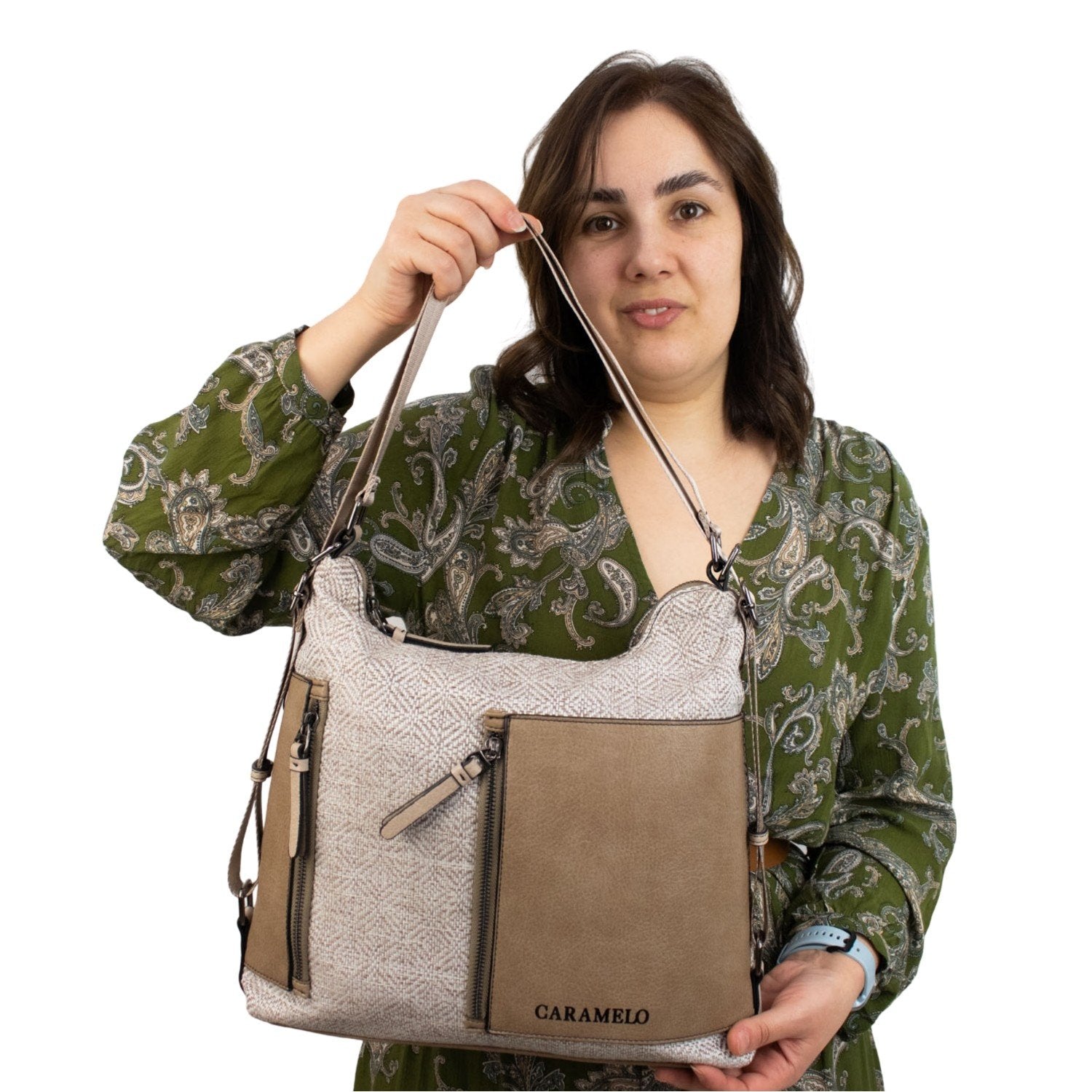 Bolso convertible Caramelo Hilda - KimondoShop