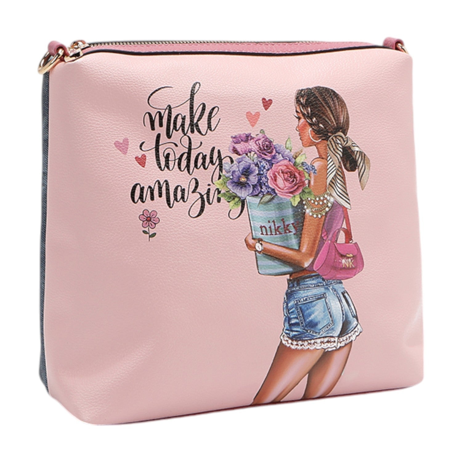 Bolso de hombro 2 piezas Nikky Flower Day - KimondoShop