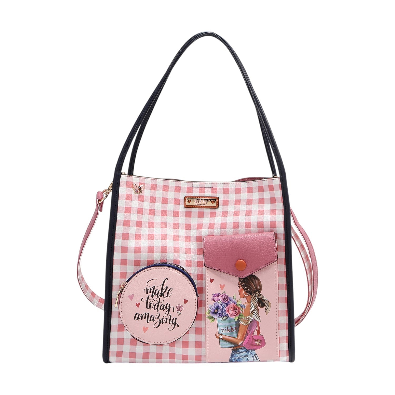 Bolso de hombro 2 piezas Nikky Flower Day - KimondoShop