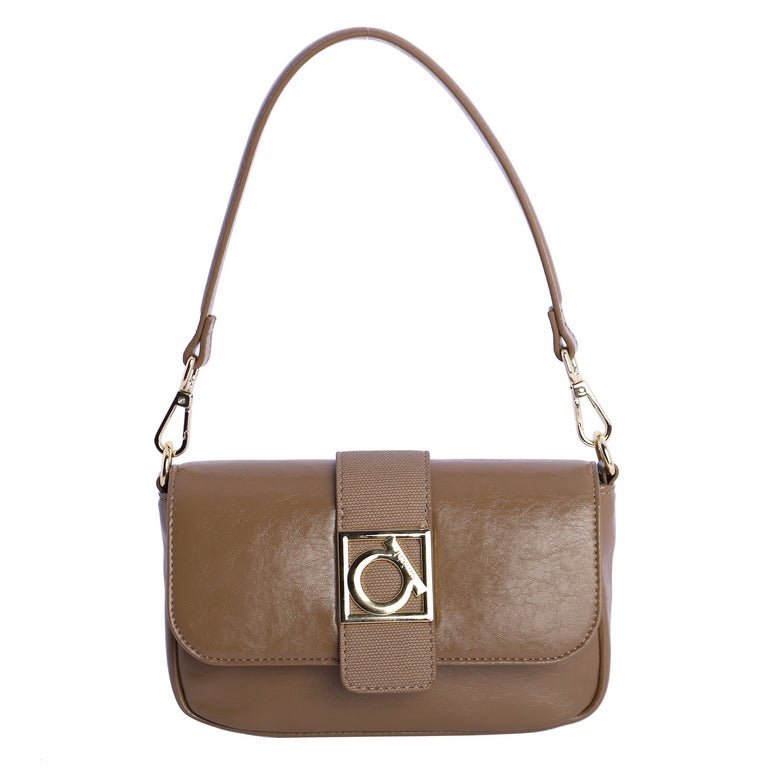 Bolso de hombro Amichi Parisienne Marrón - KimondoShop