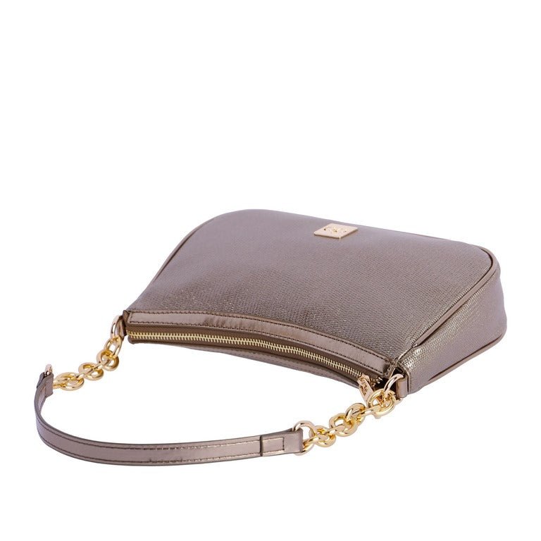 Bolso de hombro Don Algodon Eventos Metallic Oro - KimondoShop