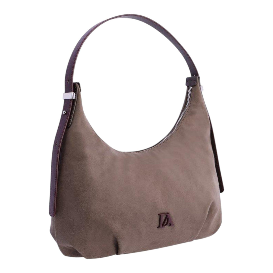 Bolso de hombro Don Algodon Iconic Touch Gris - KimondoShop