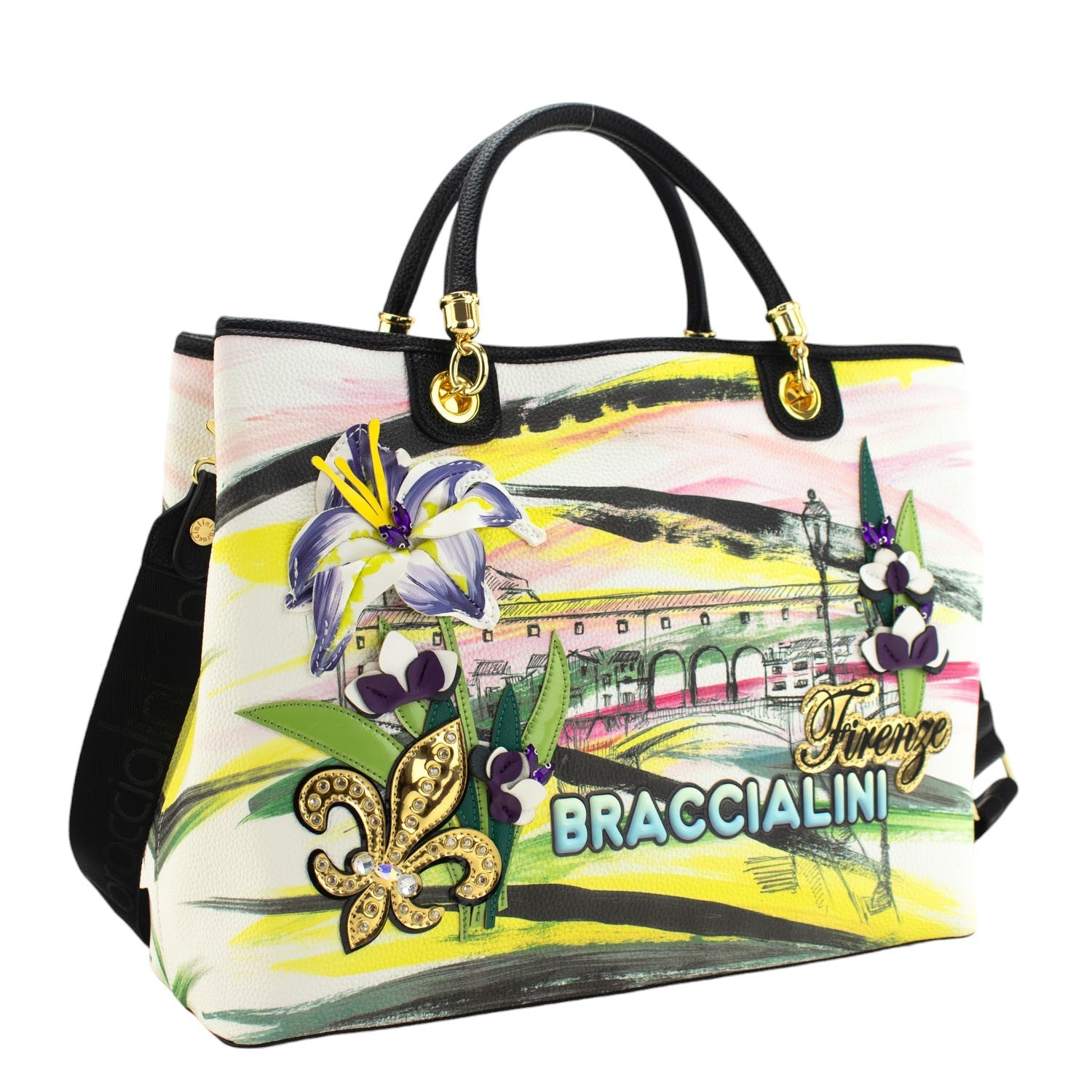 Bolso de mano Braccialini Postales Florencia - KimondoShop