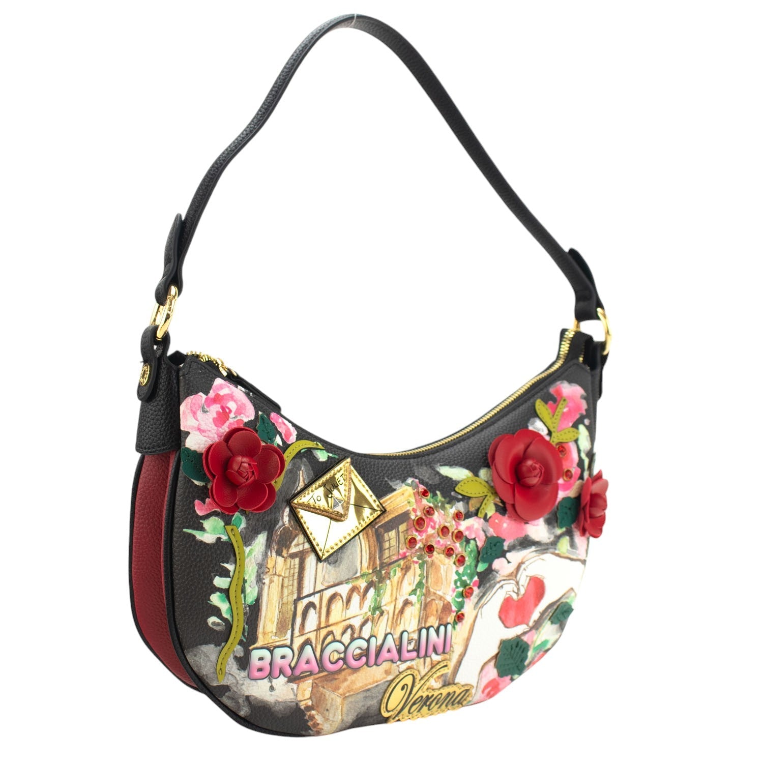 Bolso de mano Braccialini Postales Verona - KimondoShop