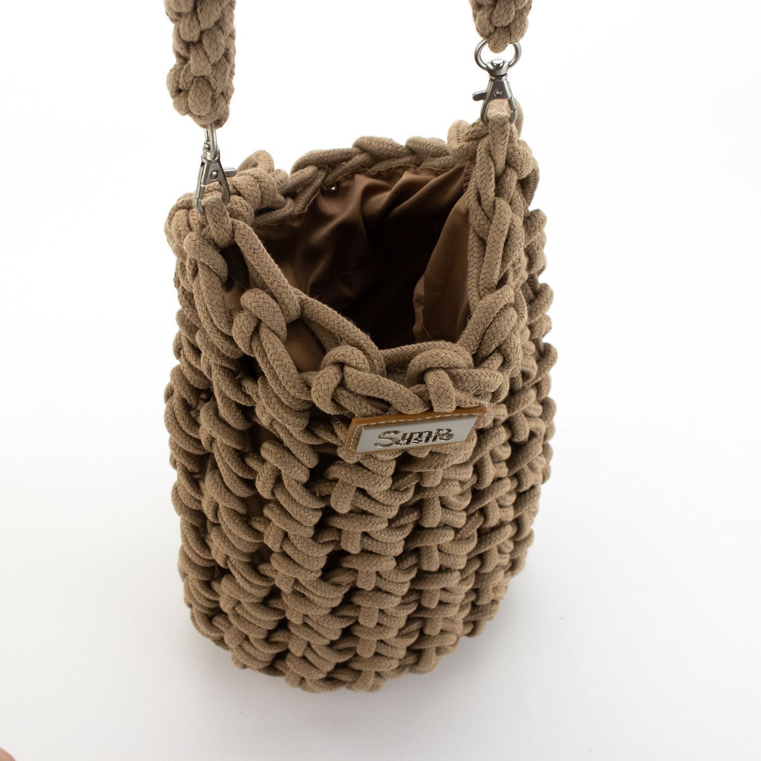 Bolso de mano bucket en cuerda trenzada Simosastre Celine - KimondoShop