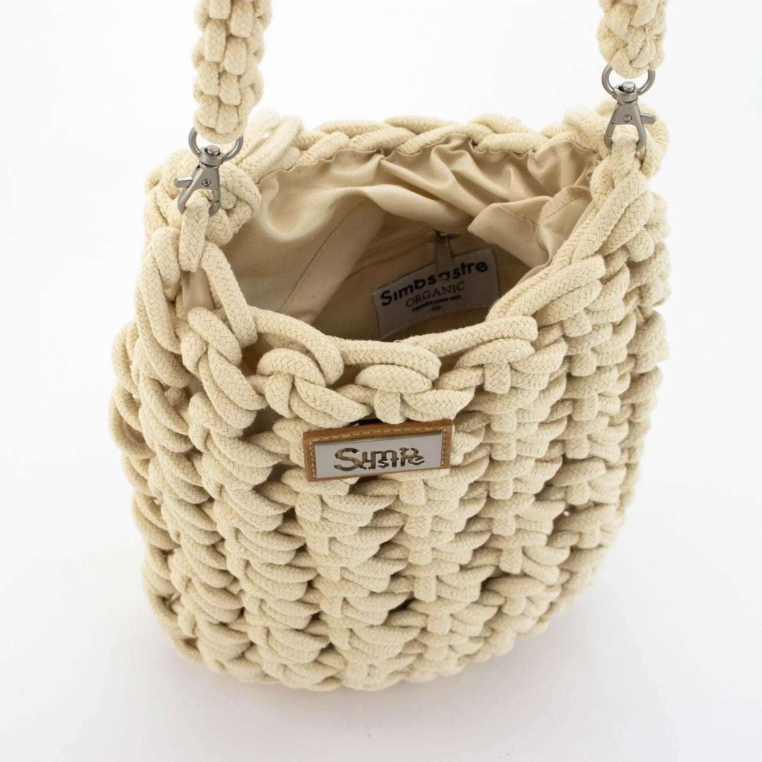 Bolso de mano bucket en cuerda trenzada Simosastre Celine - KimondoShop