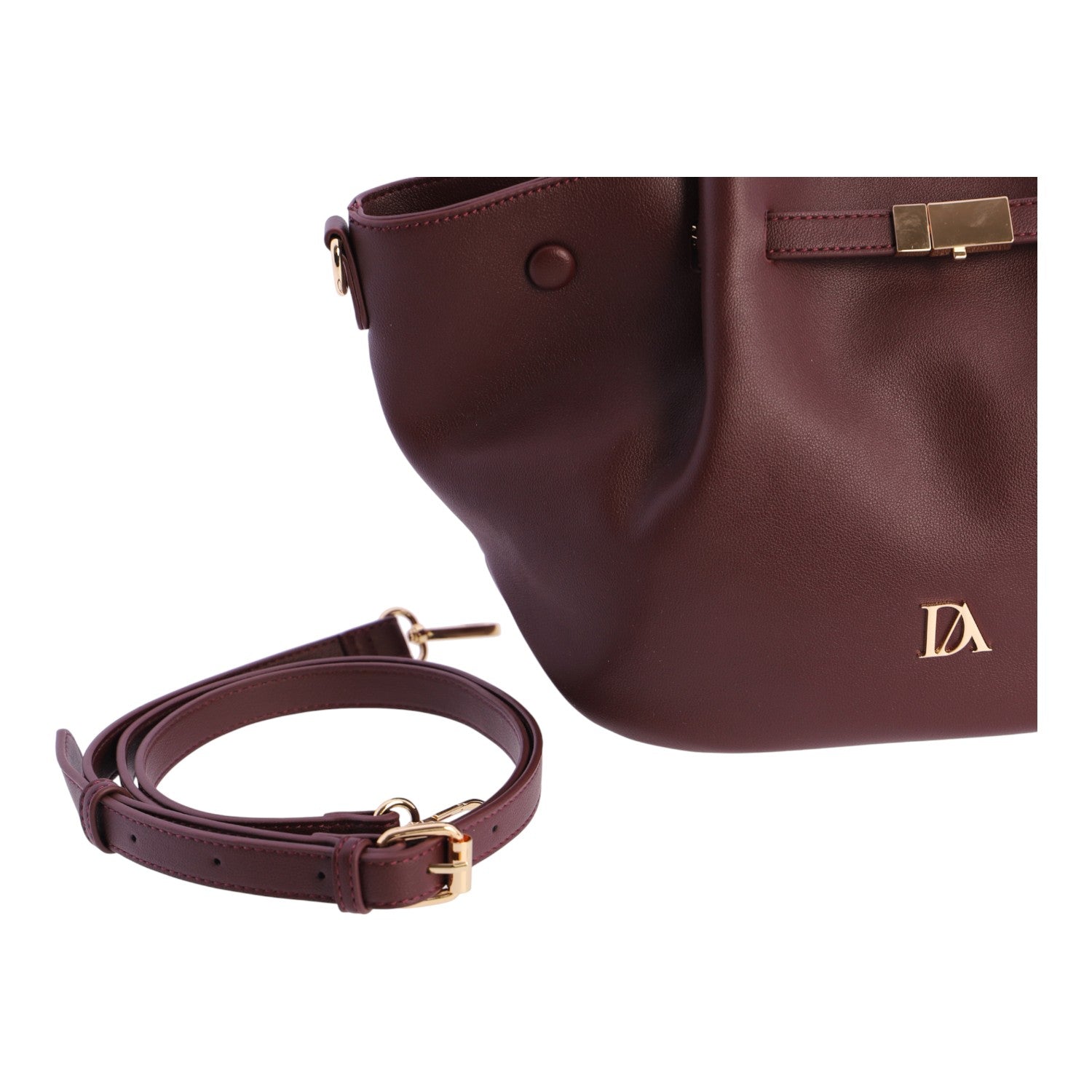 Bolso de mano Don Algodon Horizonte Burdeos - KimondoShop