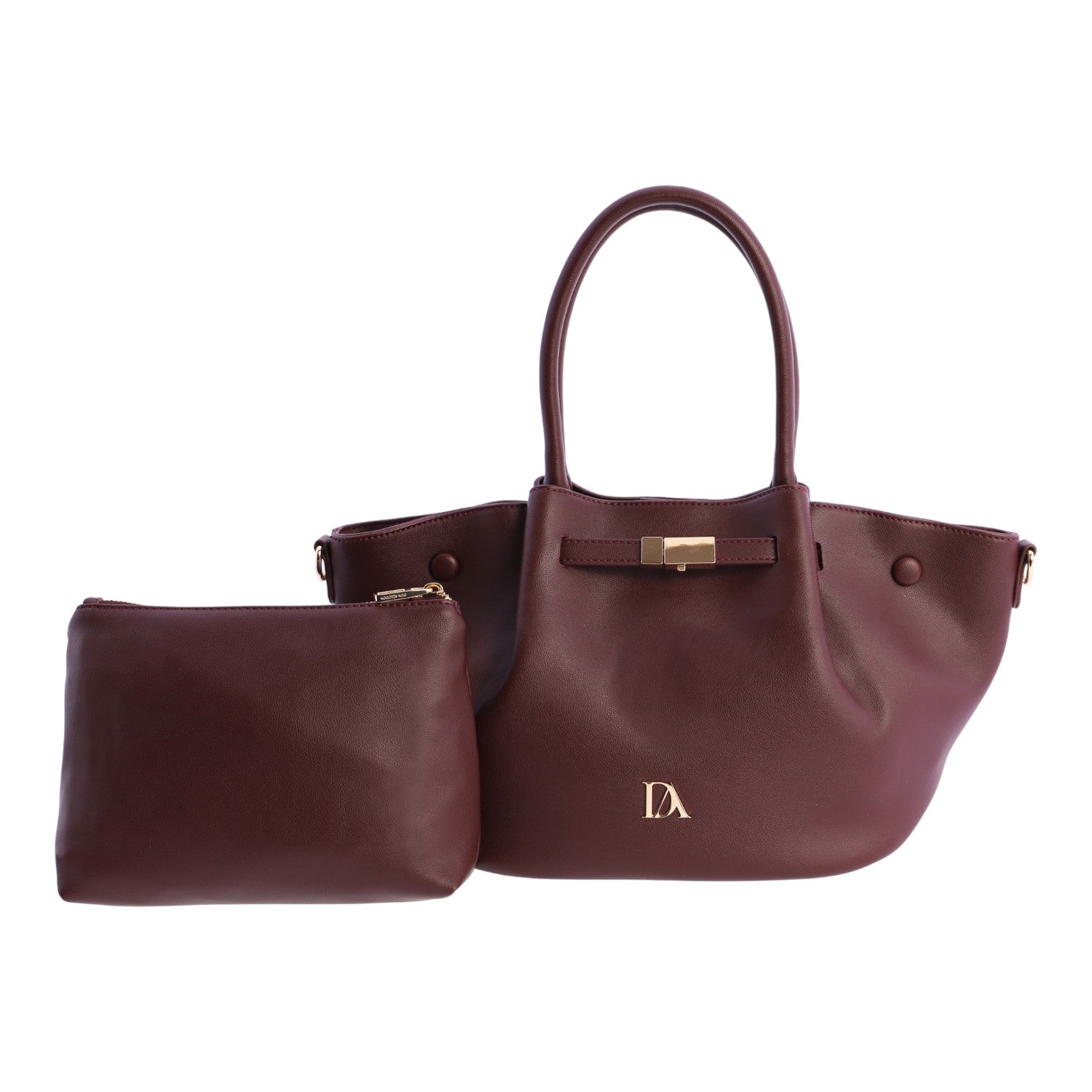 Bolso de mano Don Algodon Horizonte Burdeos - KimondoShop