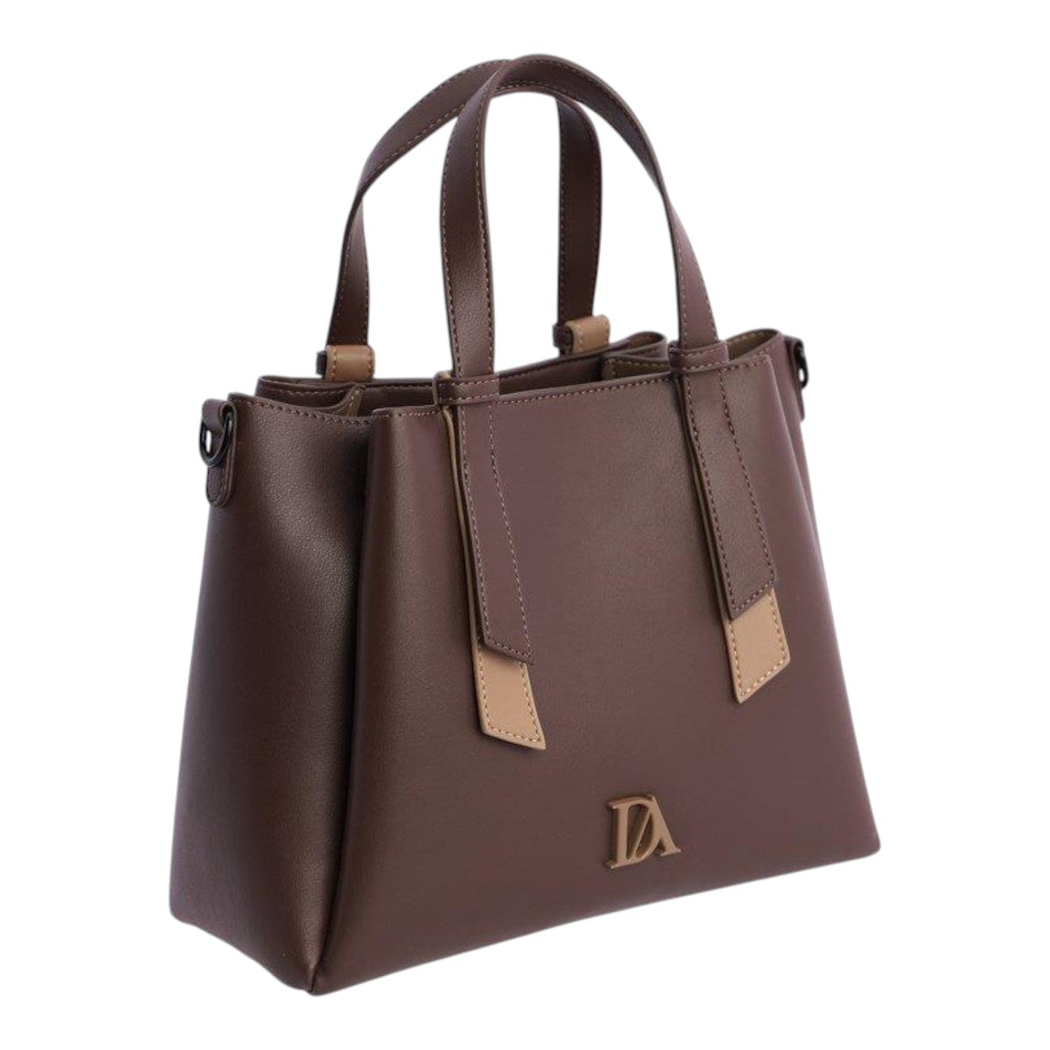 Bolso de mano Don Algodon Noir Éternel Marrón - KimondoShop