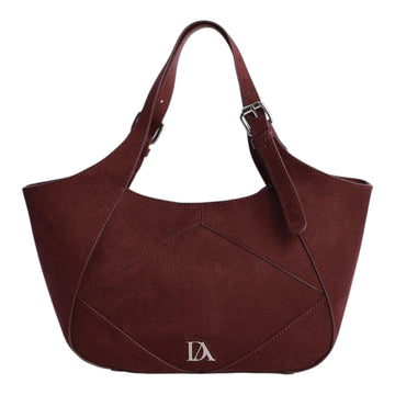 Bolso de mano Don Algodon Urbana Chic Burdeos - KimondoShop