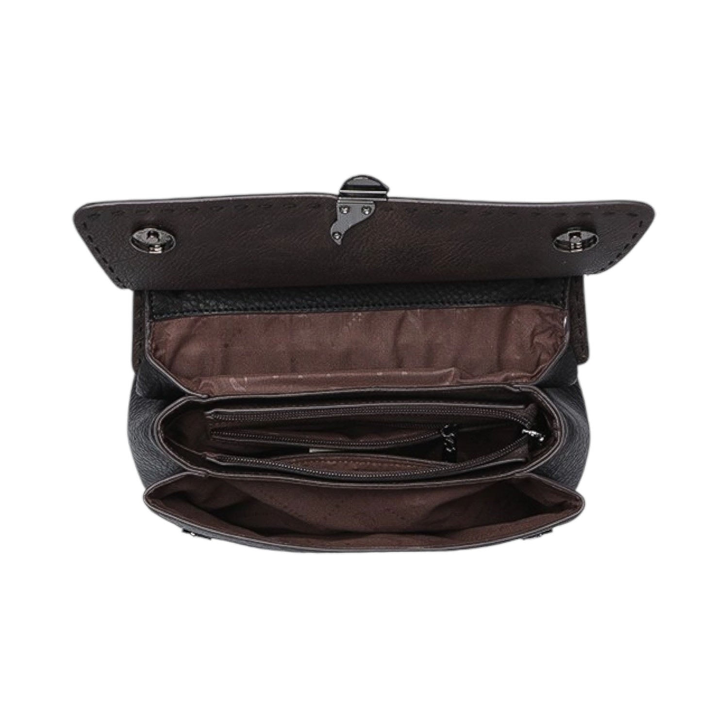 Bolso de mano grande Abbacino Lawrence Negro - KimondoShop