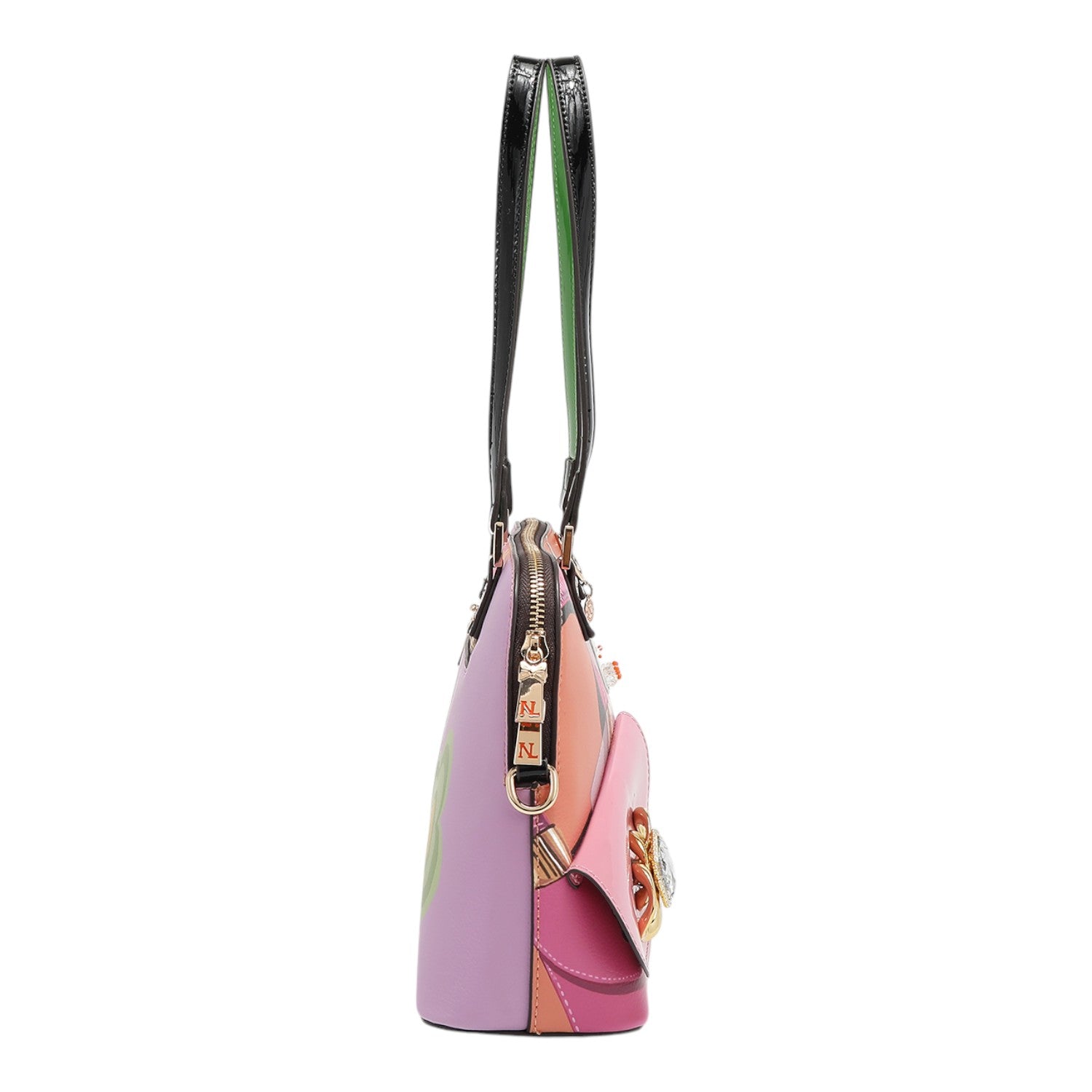 Bolso de mano Nicole Lee Violet Blossom - KimondoShop