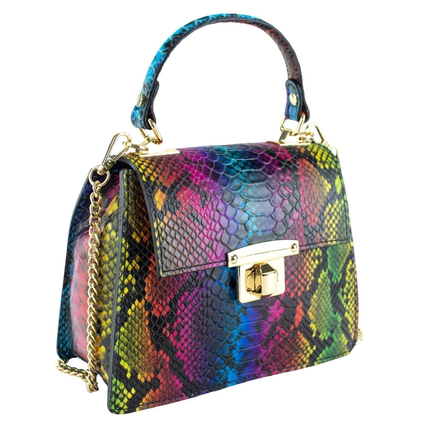 Bolso de mano Piel Pregato Gekko Multi - KimondoShop