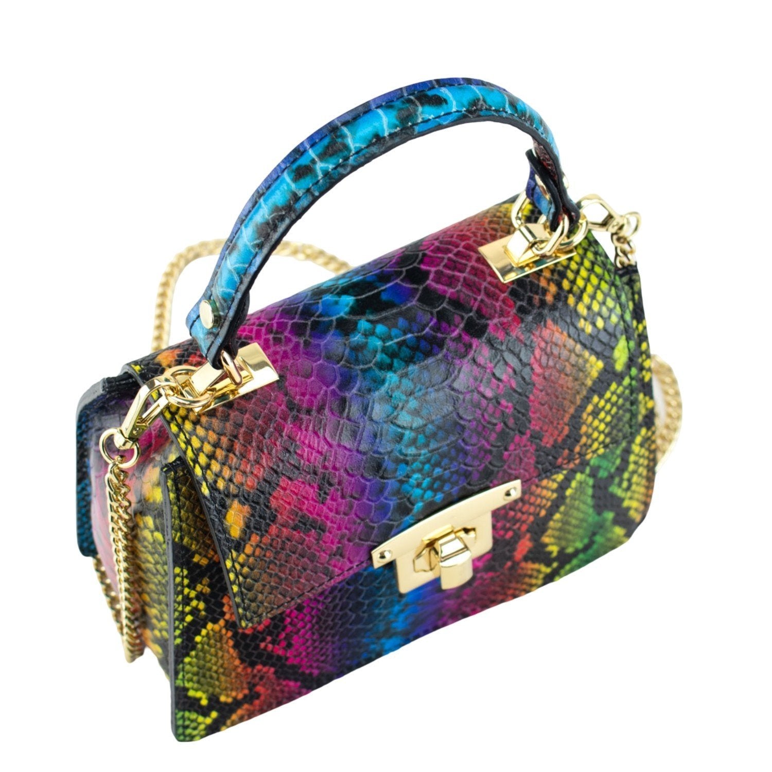 Bolso de mano Piel Pregato Gekko Multi - KimondoShop