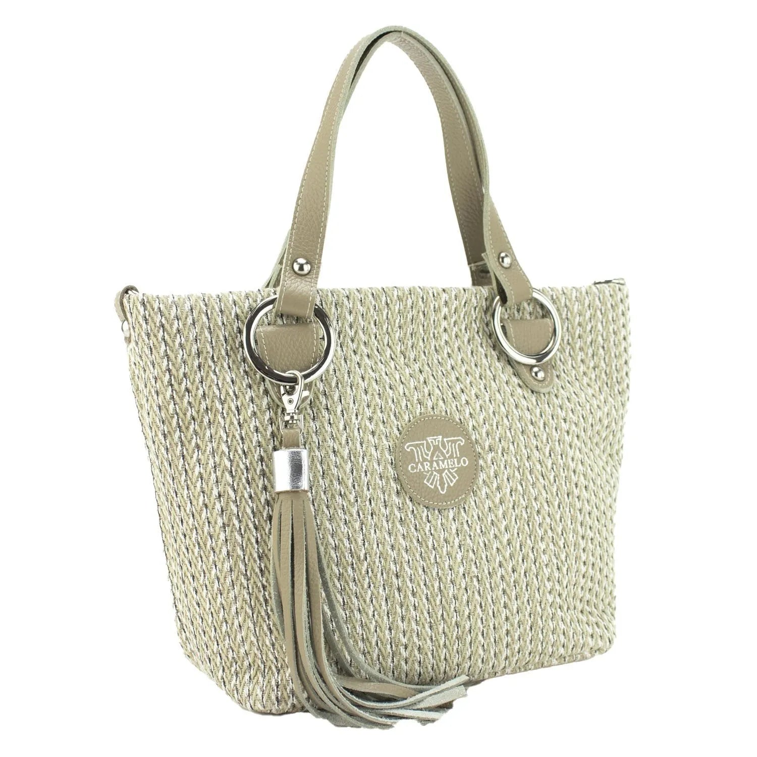 Bolso de mano tote Caramelo Helia - KimondoShop