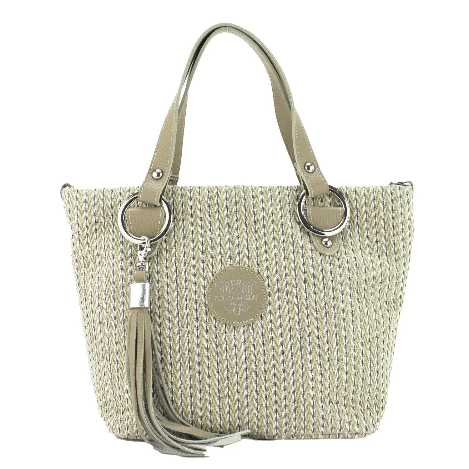 Bolso de mano tote Caramelo Helia - KimondoShop