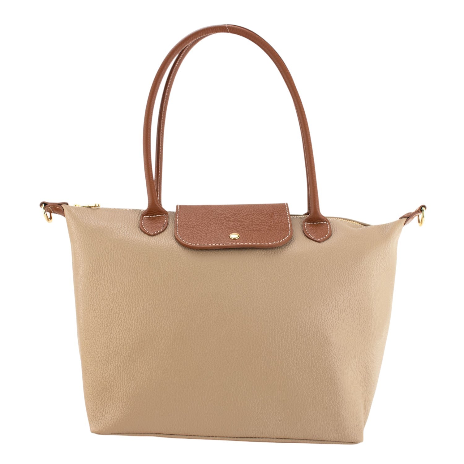 Bolso de Piel Pregato Allure Beige - KimondoShop