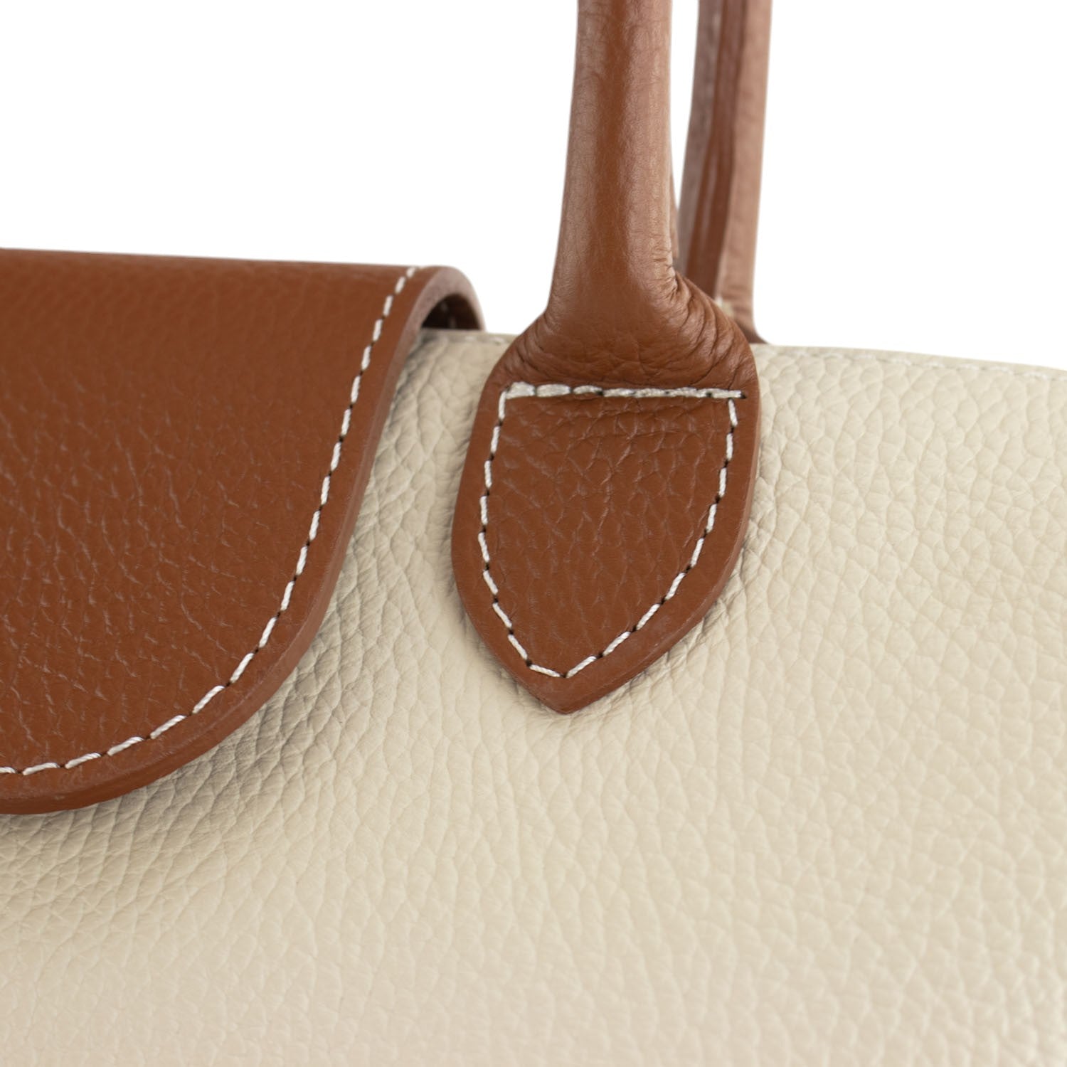 Bolso de Piel Pregato Allure Beige - KimondoShop