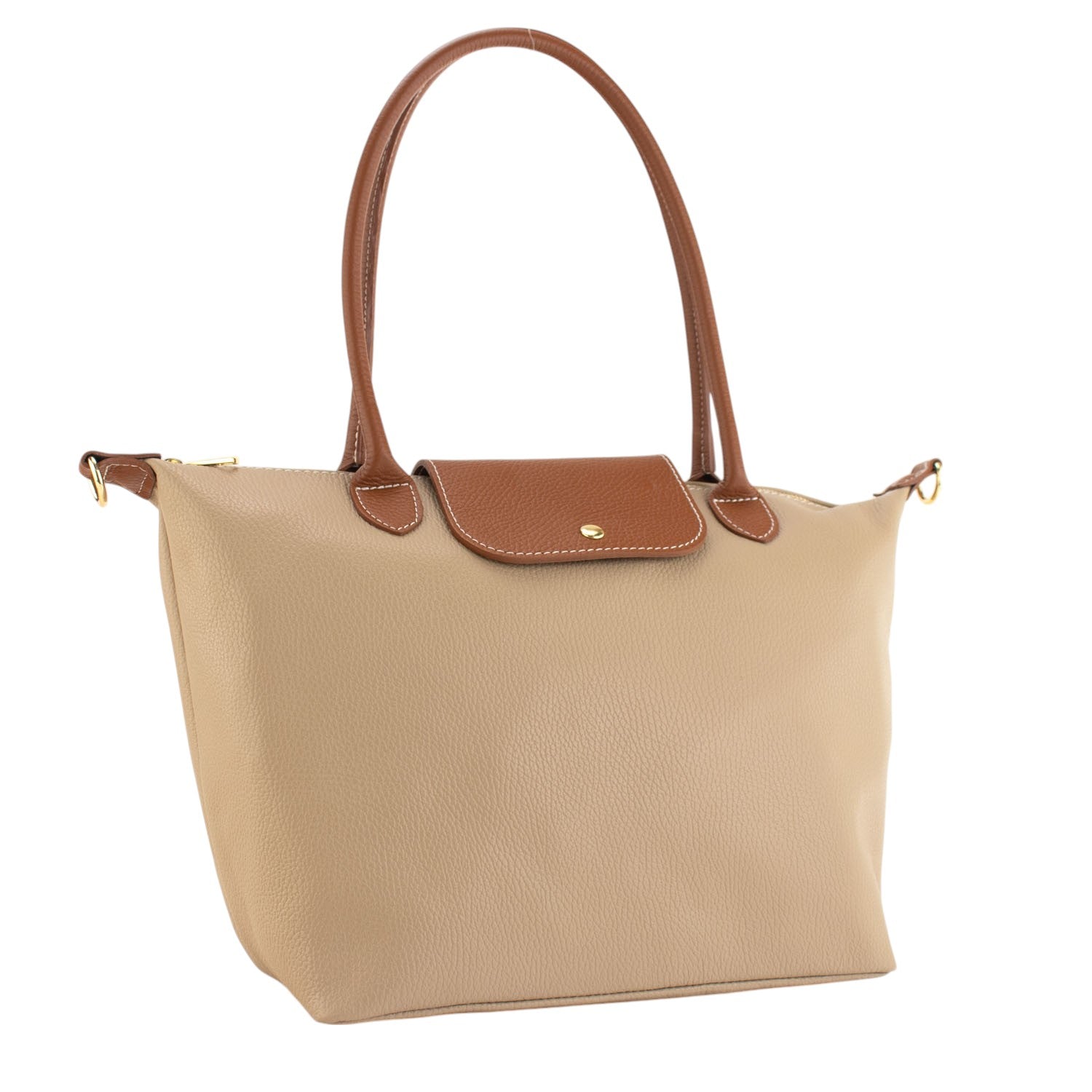 Bolso de Piel Pregato Allure Beige - KimondoShop