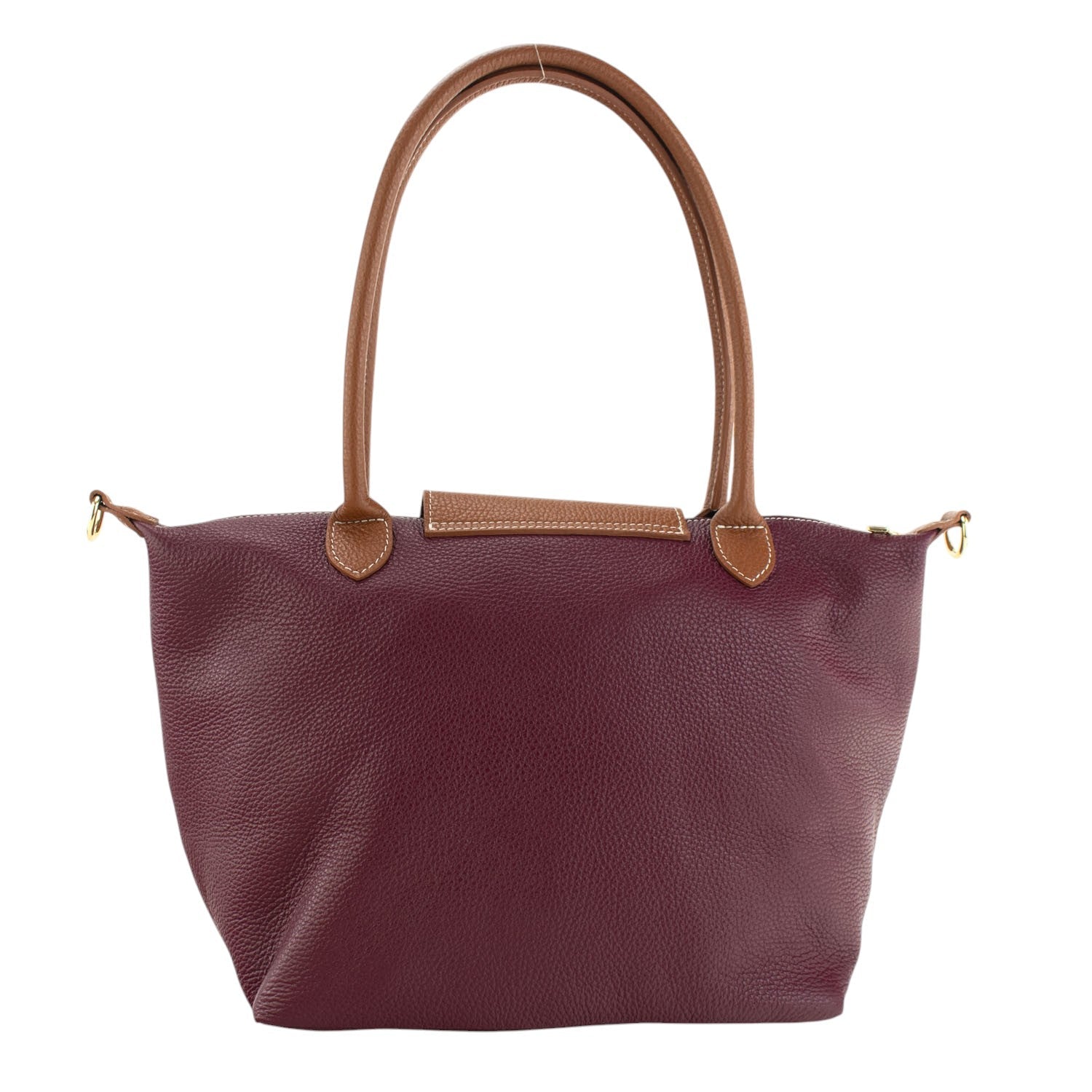 Bolso de Piel Pregato Allure Burdeos - KimondoShop