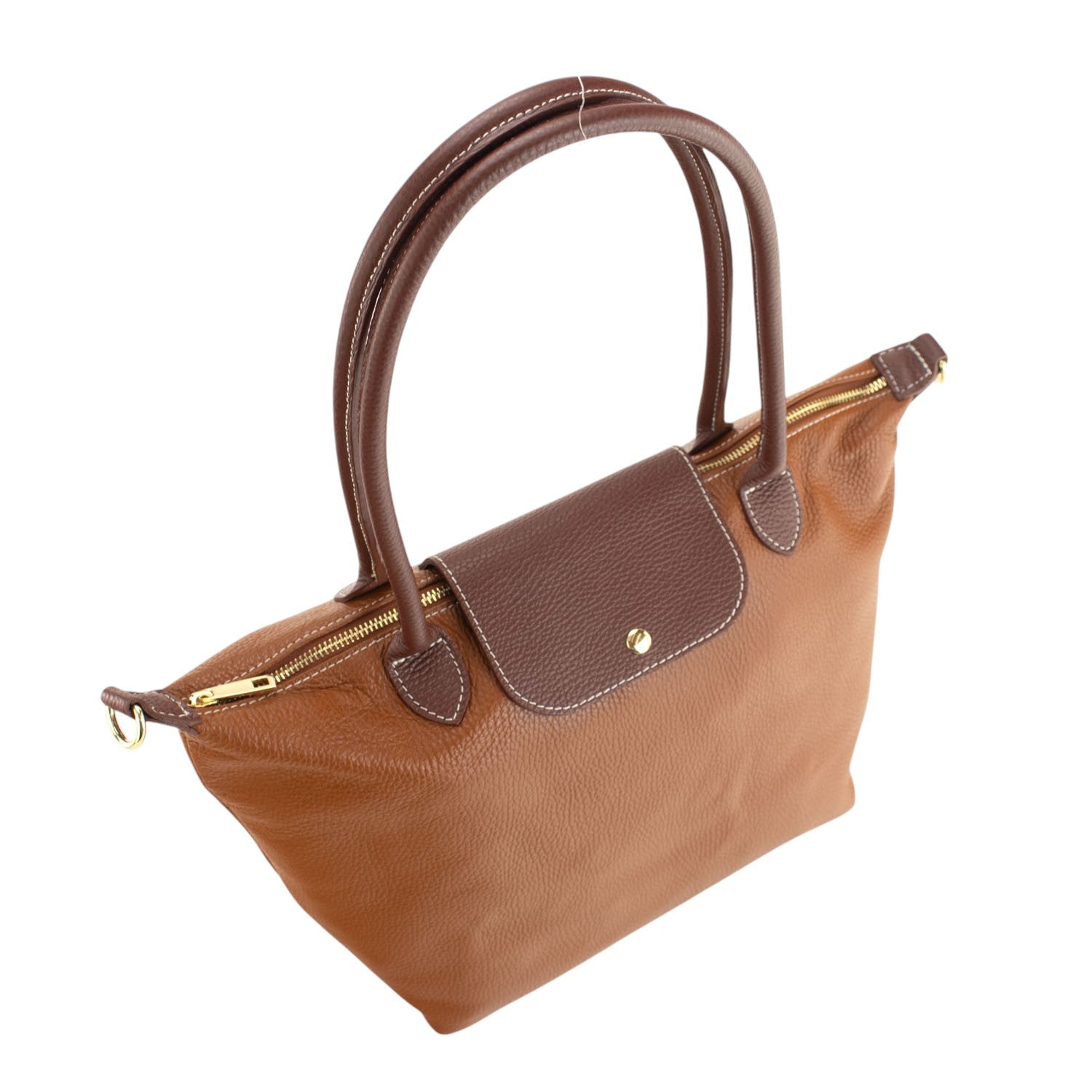 Bolso de Piel Pregato Allure Camel - KimondoShop