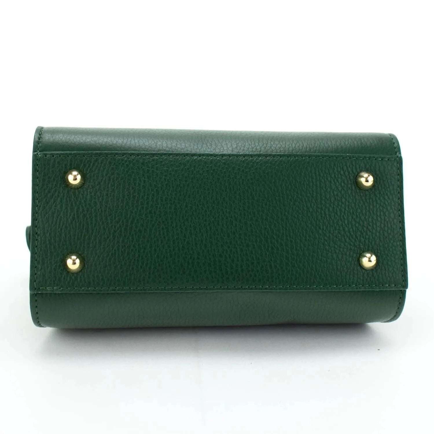 Bolso de Piel Pregato Delta Verde - KimondoShop