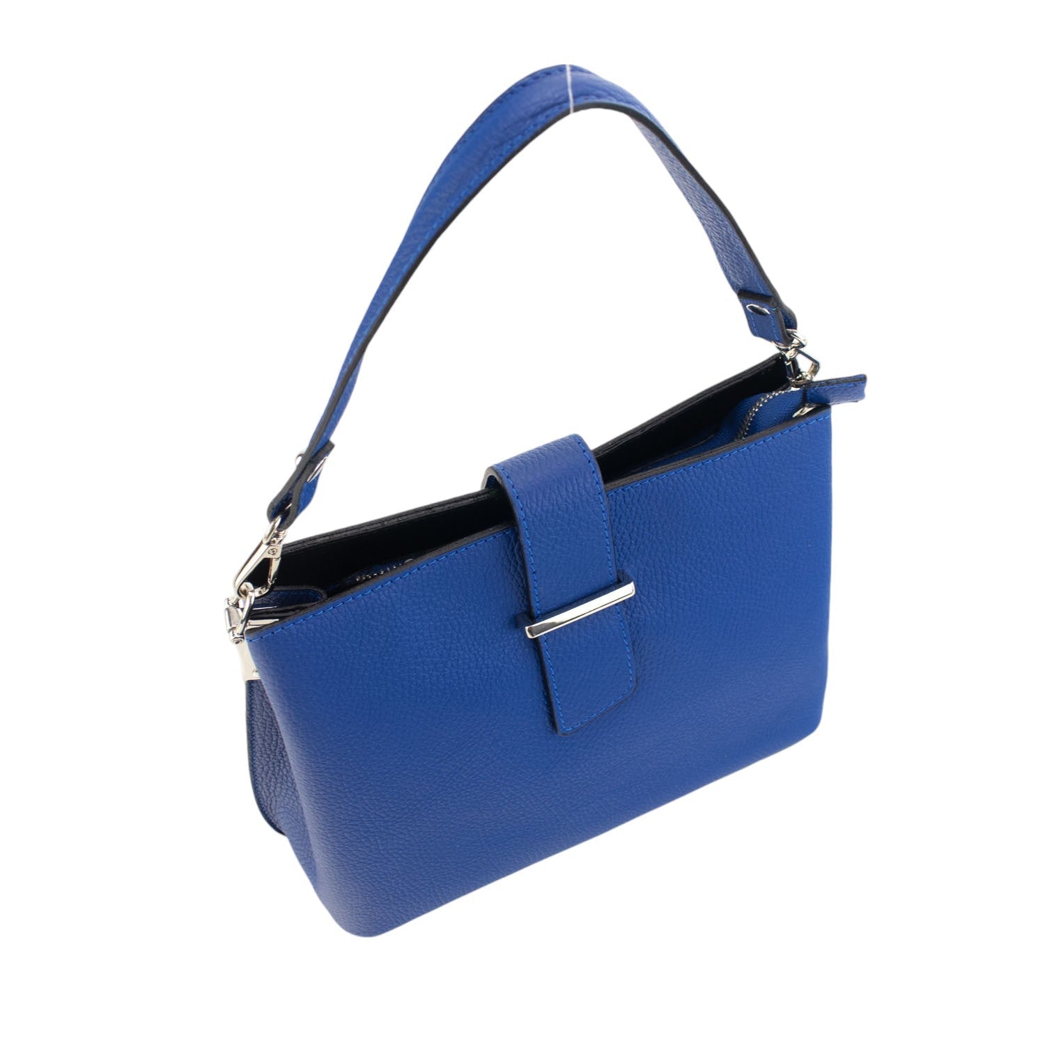 Bolso de Piel Pregato Eterea Azul - KimondoShop