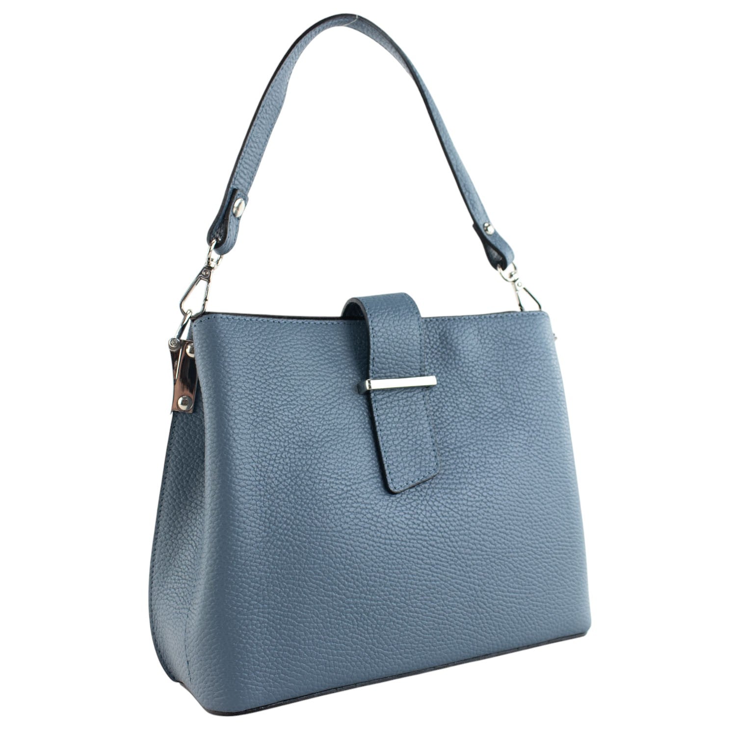 Bolso de Piel Pregato Eterea Azul jeans - KimondoShop